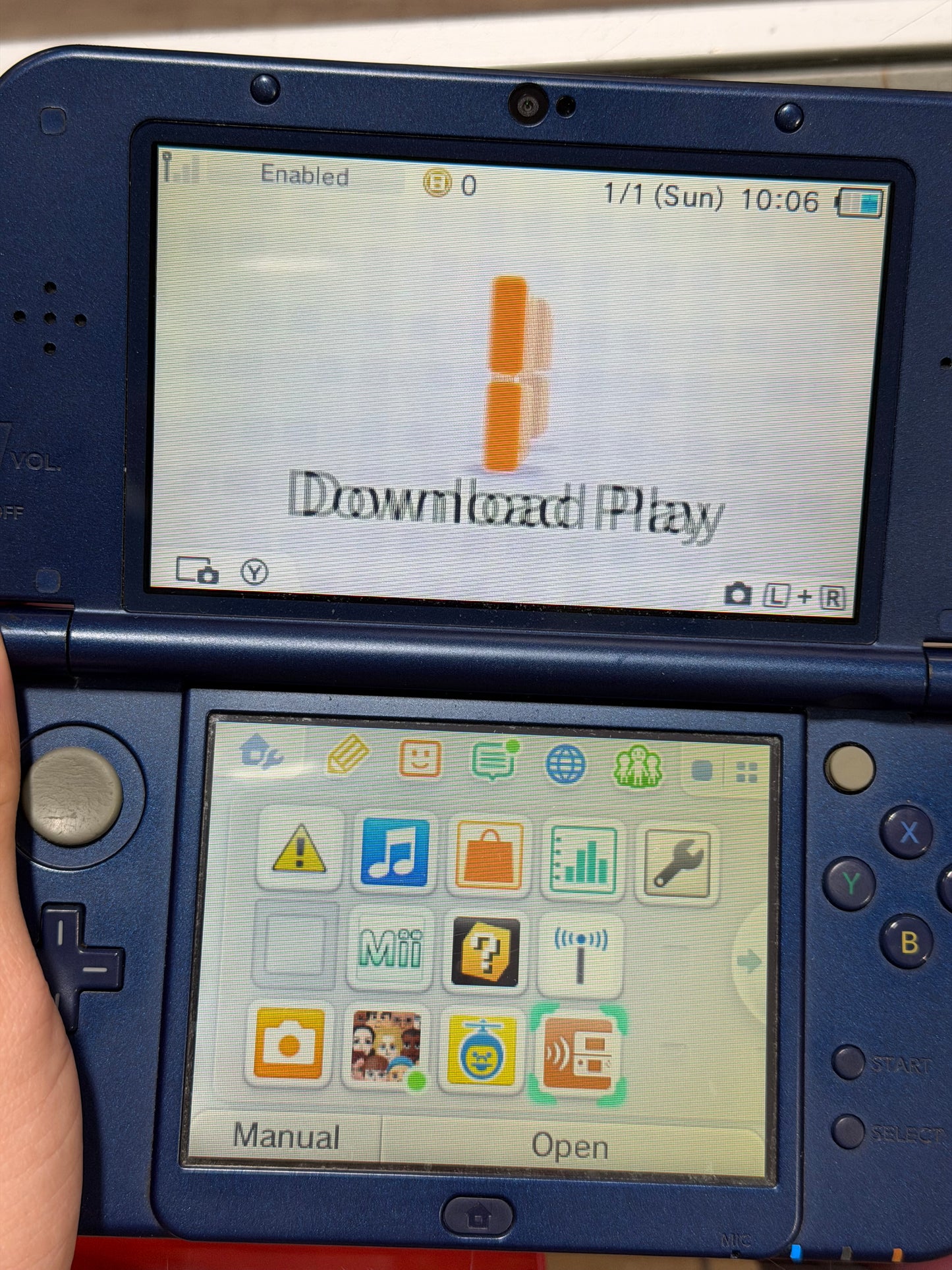 New Nintendo 3DS LL Metallic Blue (US Region) Nintendo 3DS - Read Description
