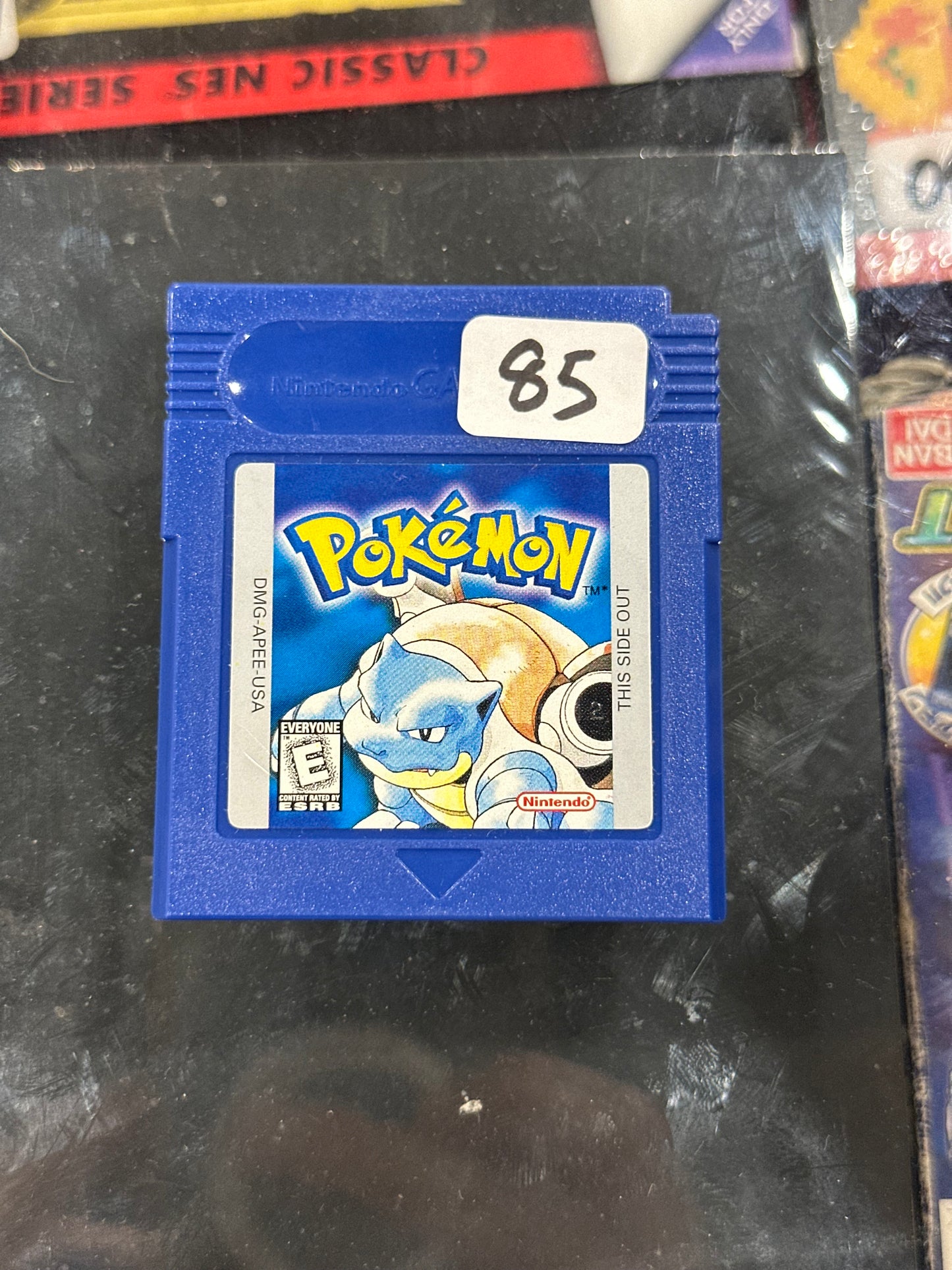 Pokémon Blue Gameboy Authentic Saves Excellent Label