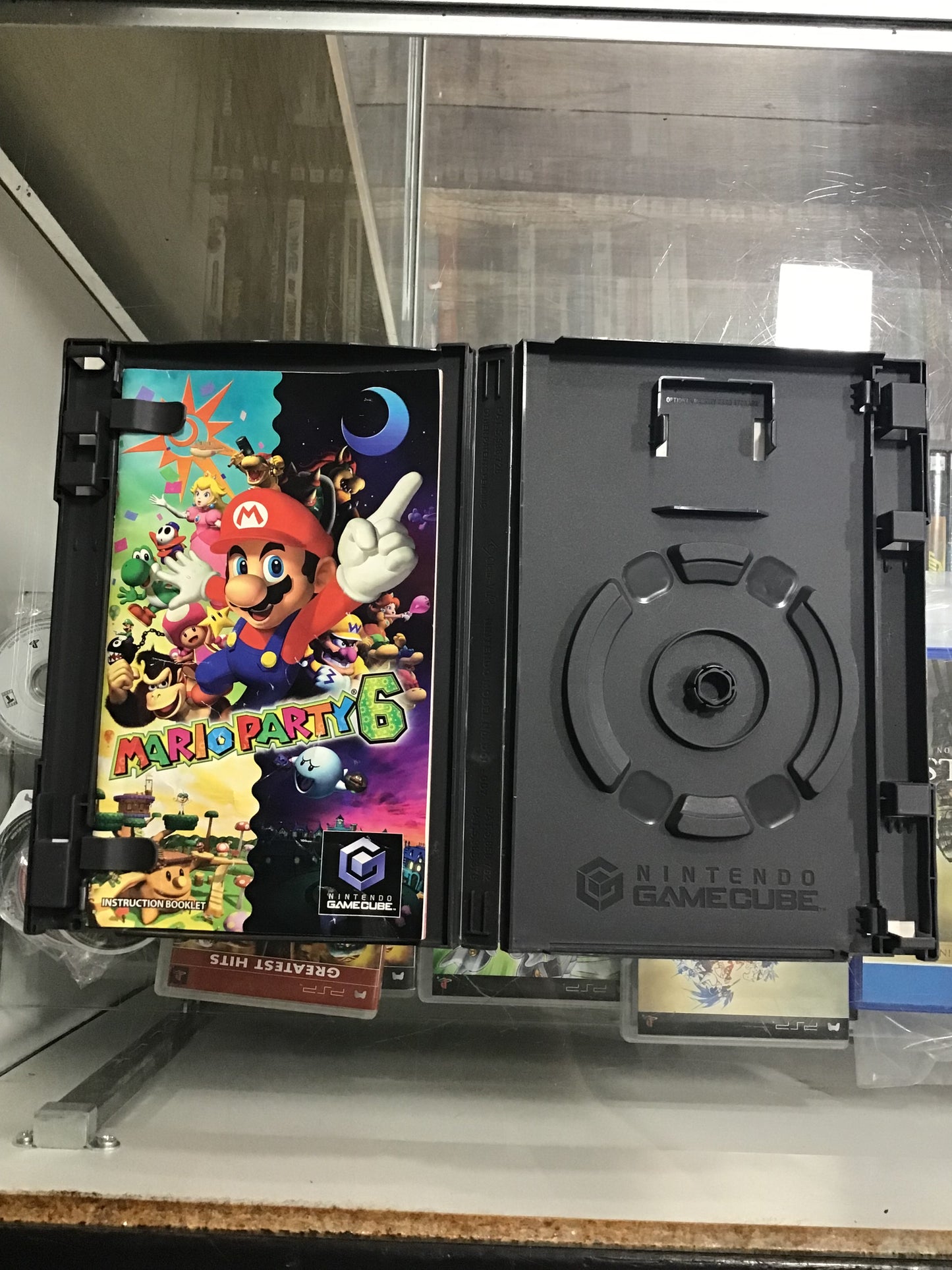 Mario Party 6 Nintendo GameCube Case and Manual ONLY