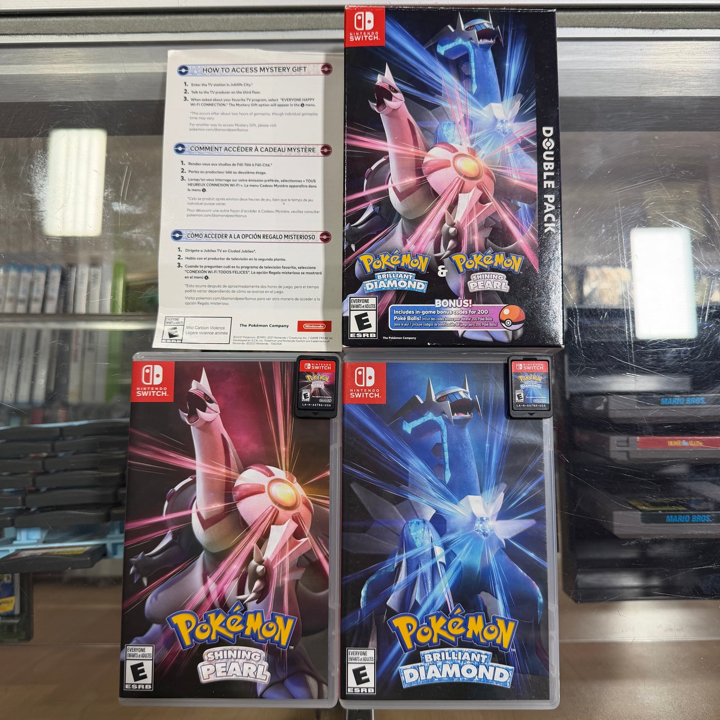 Pokemon Brilliant Diamond & Shining Pearl Double Pack Nintendo Switch