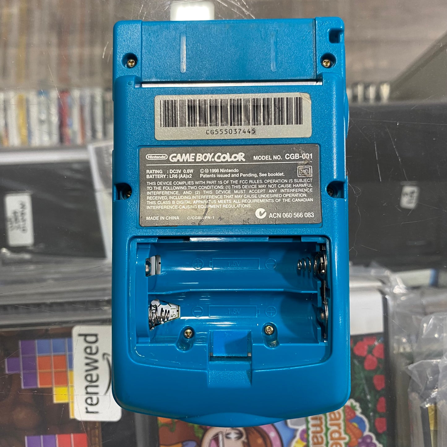 Blue Nintendo Gameboy Color