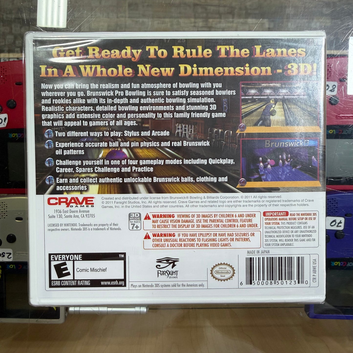 New sealed Brunswick Pro Bowling Nintendo 3DS