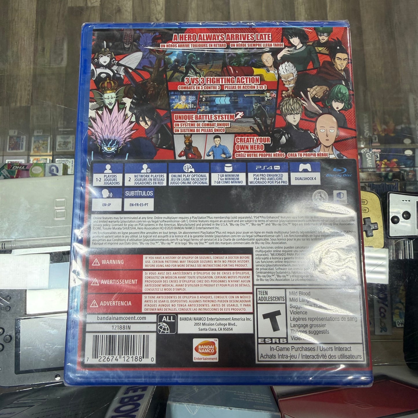 One Punch Man: A Hero Nobody Knows Playstation 4