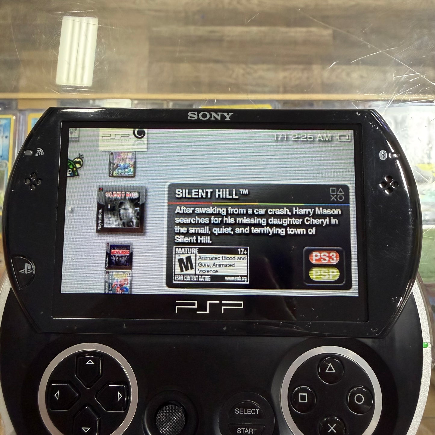 PSP Go Piano Black PSP (Pre Installed Games) (Micro SD Card Upgrade)