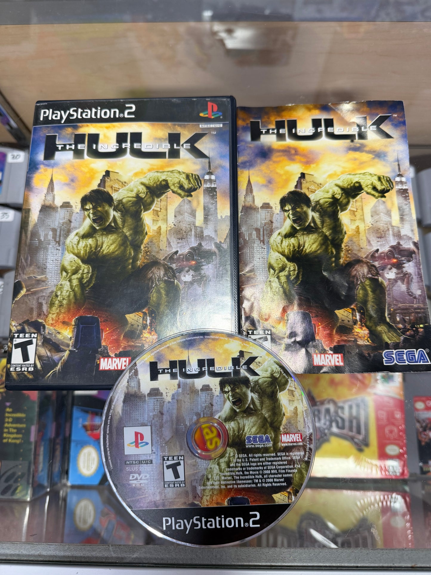 The Incredible Hulk Playstation 2 CIB