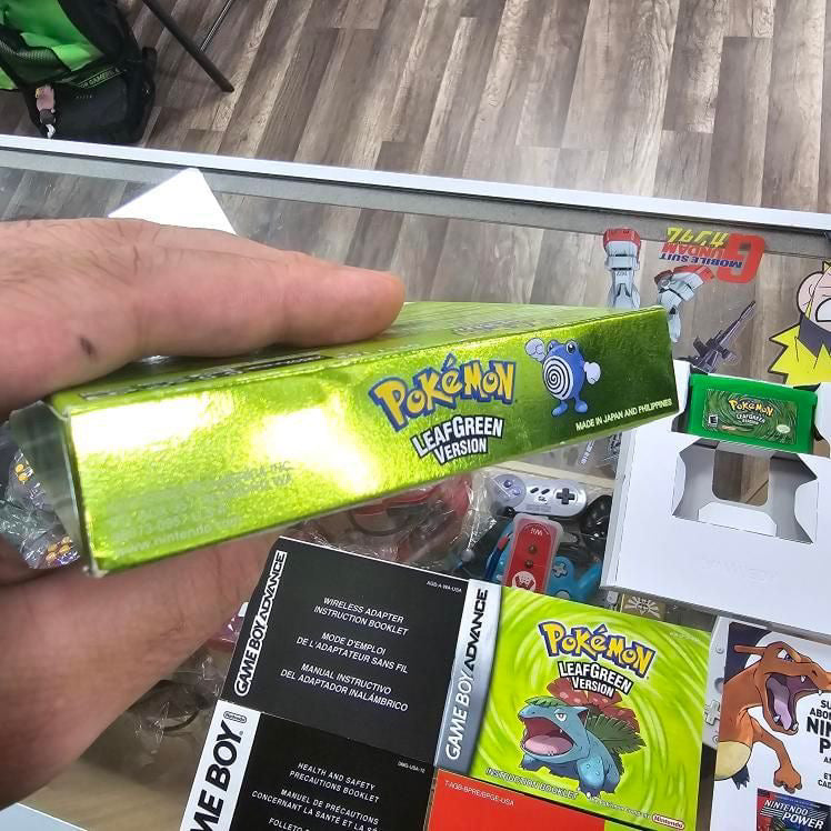Pokémon LeafGreen Nintendo Gameboy Advance CIB Authentic