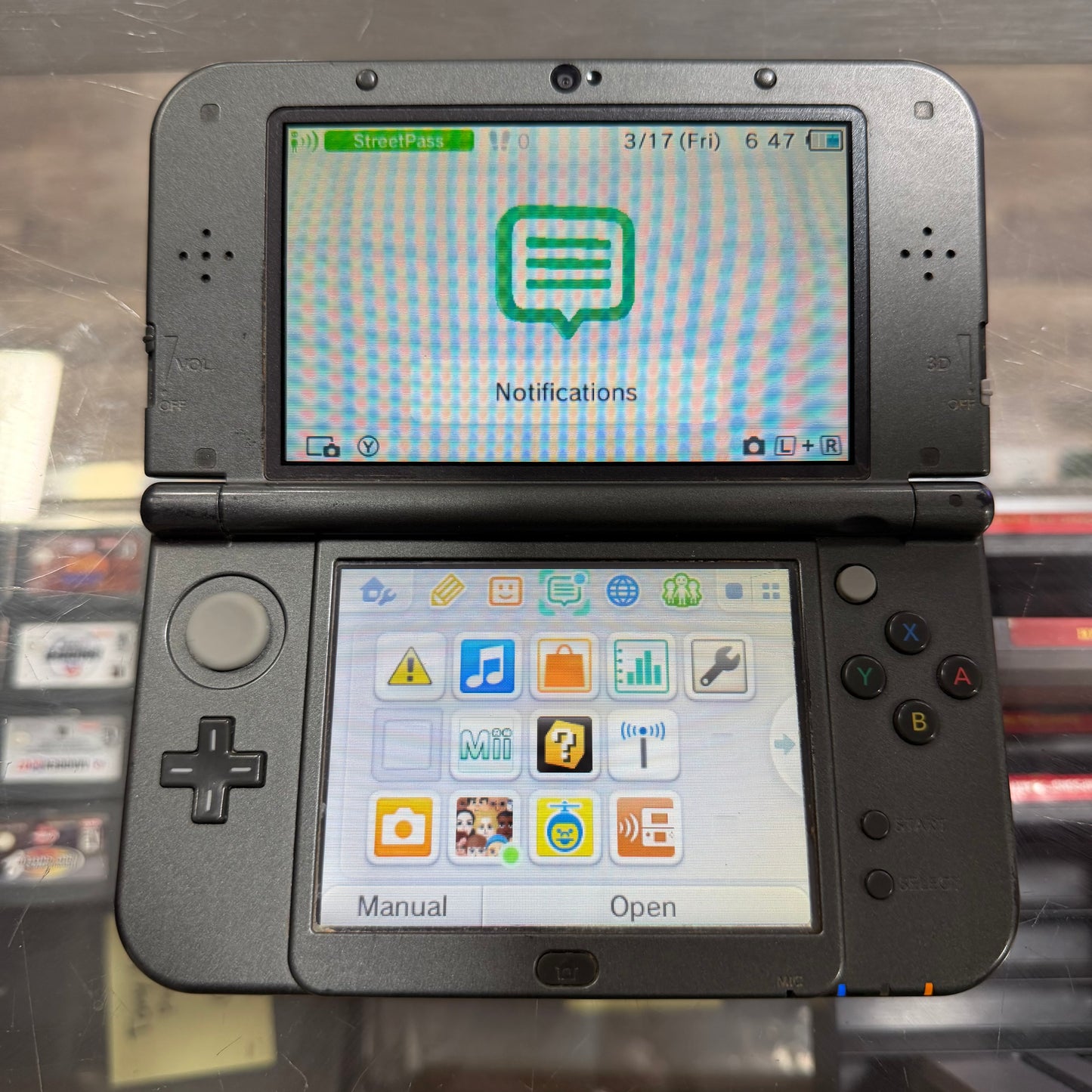 Black New Nintendo 3DS XL Handheld System With Charger Top IPS (Region Free)(JAPANESE TO US) 863