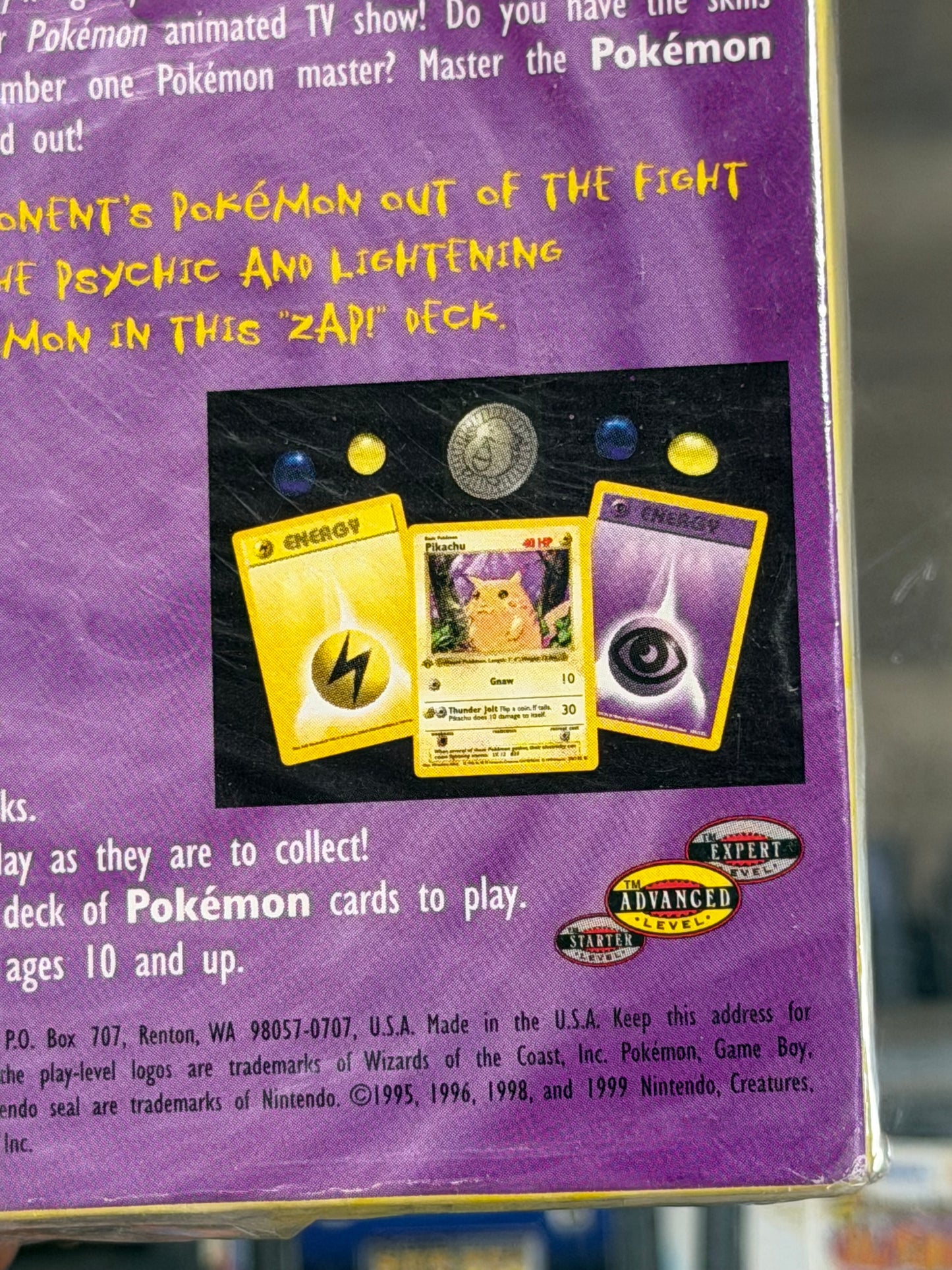 Pokémon Zap Theme Deck - Potentially Shadowless - Unopened