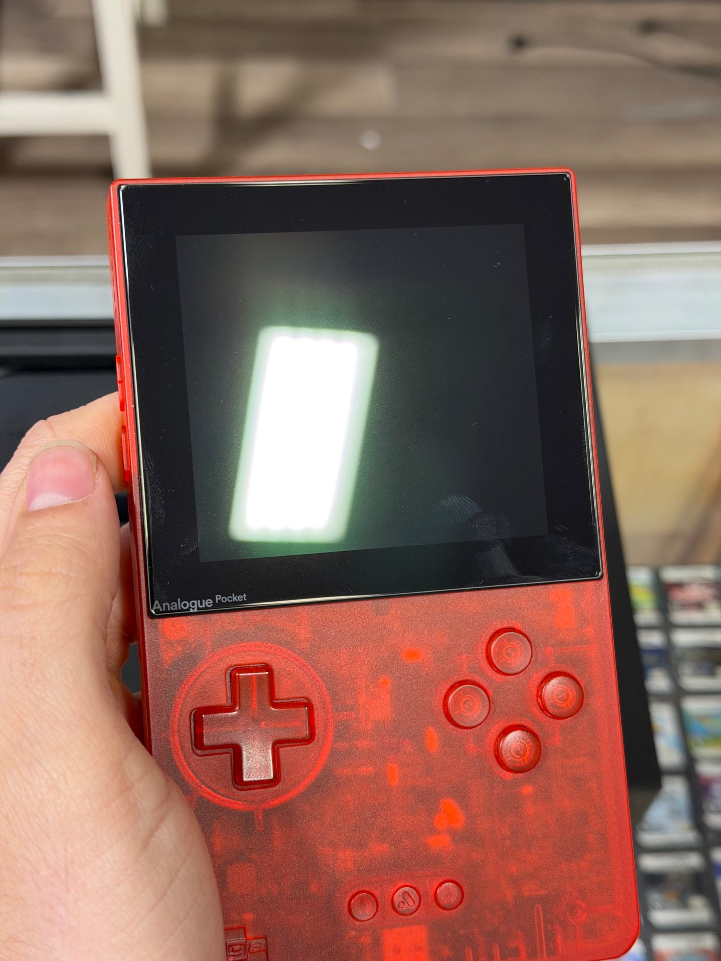 Analogue Pocket Transparent Red System