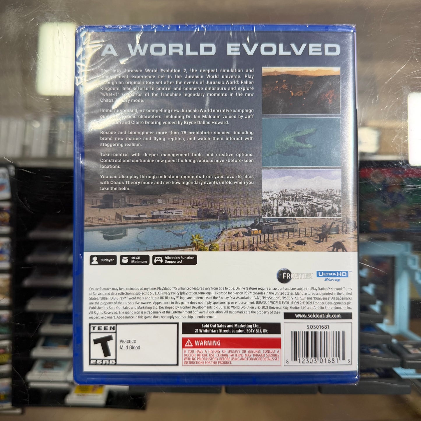 Sealed Jurassic World Evolution 2 Playstation 5
