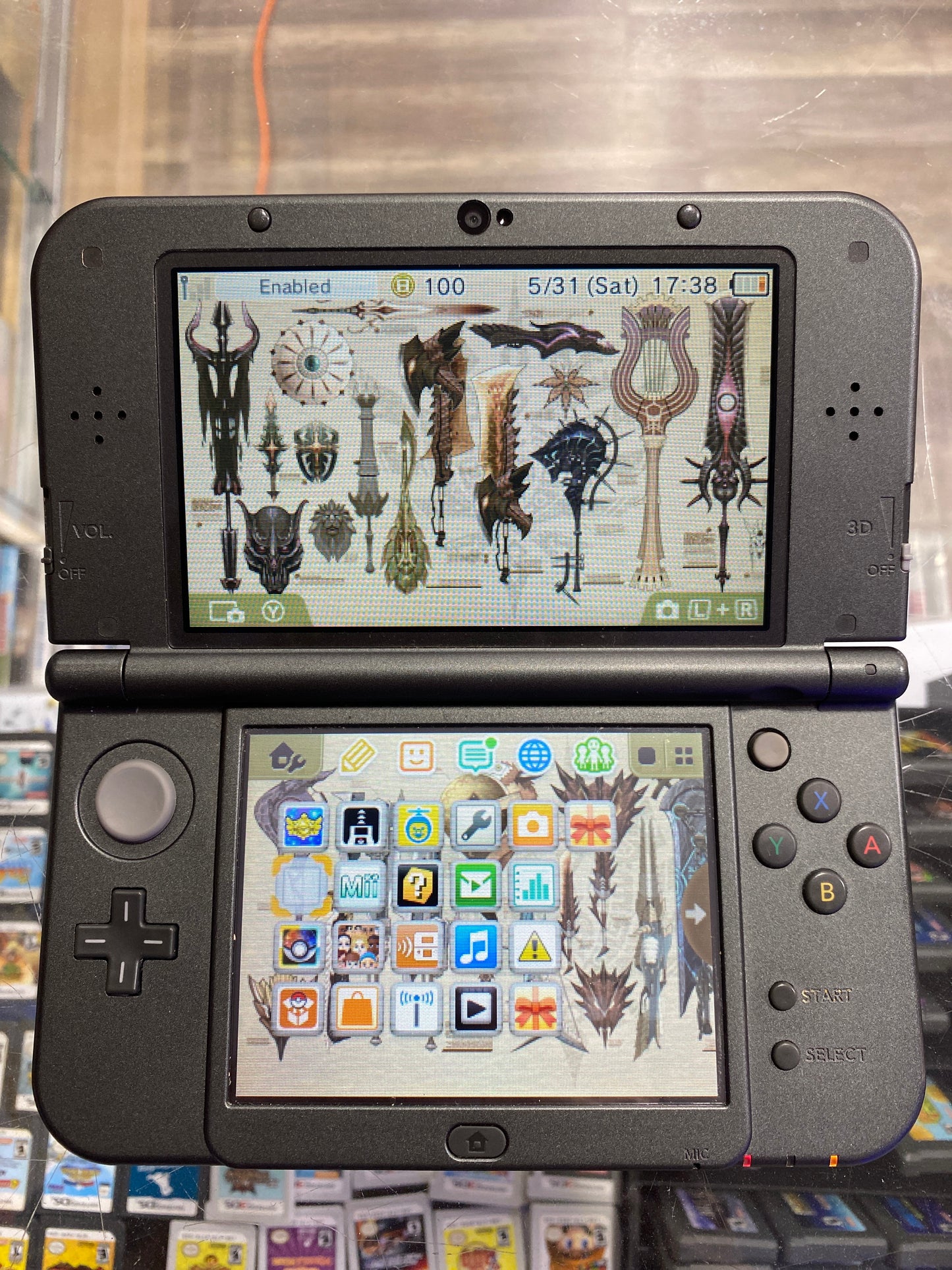 New Nintendo 3DS XL Hyrule Edition System Top IPS
