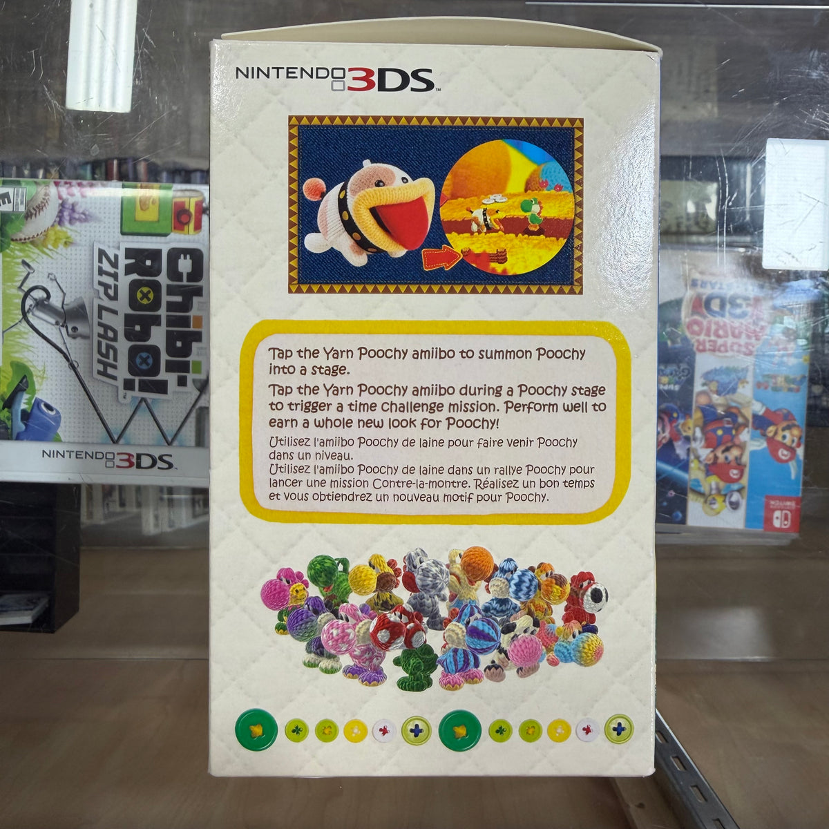 Poochy & Yoshi's Woolly World + Yarn Poochy Amiibo Nintendo 3DS