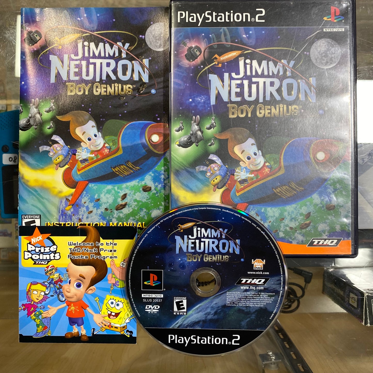 Jimmy Neutron Boy Genius PlayStation 2