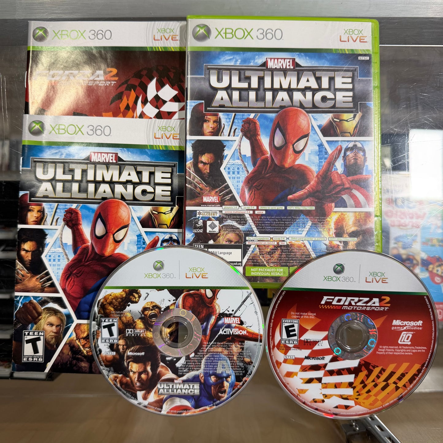Marvel Ultimate Alliance & Forza 2 Xbox 360
