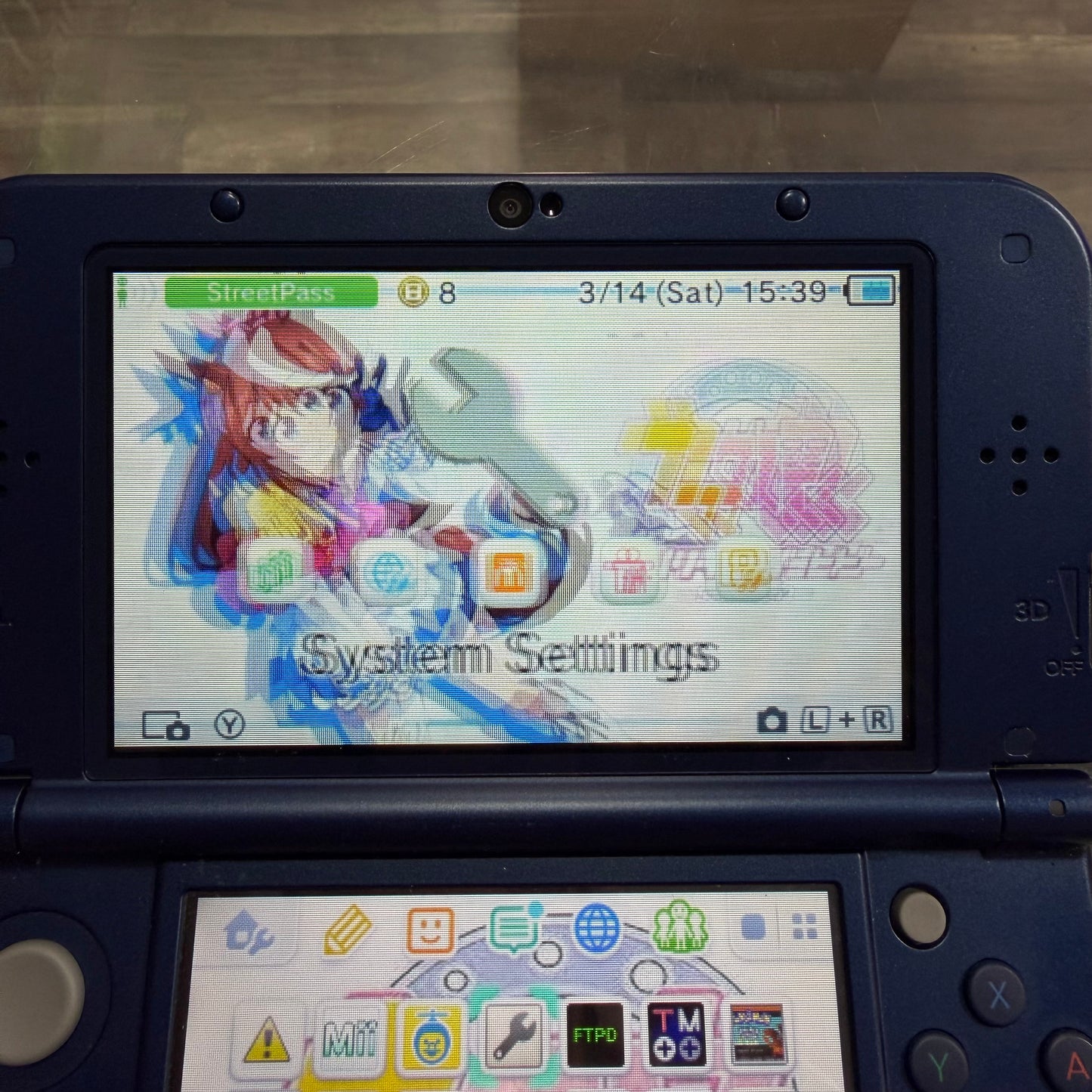 New Nintendo 3DS XL Galaxy Nintendo 3DS (3D Doesn’t Work)