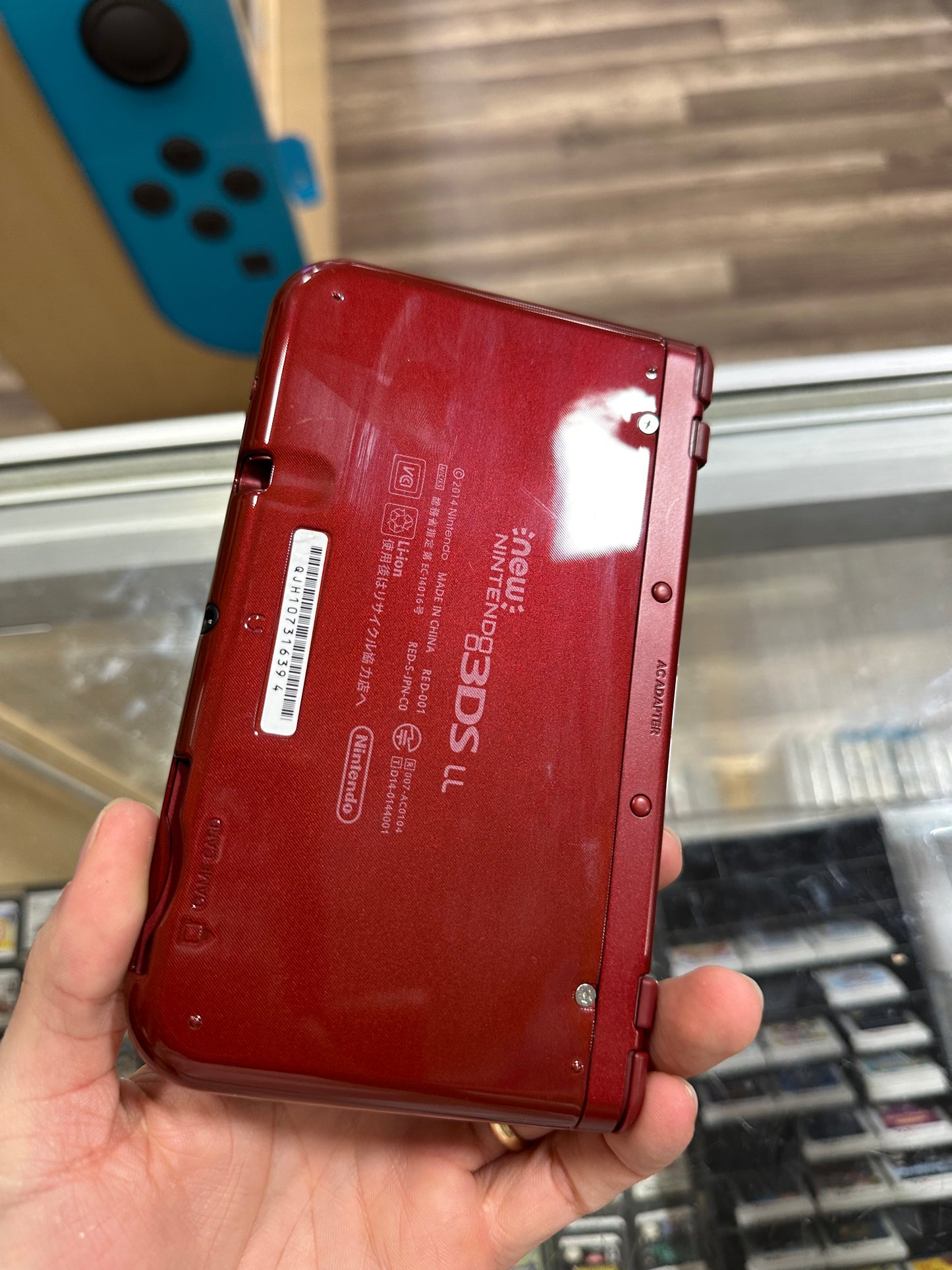 “New” Nintendo 3DS LL XL Red - US Region Changed - Top IPS