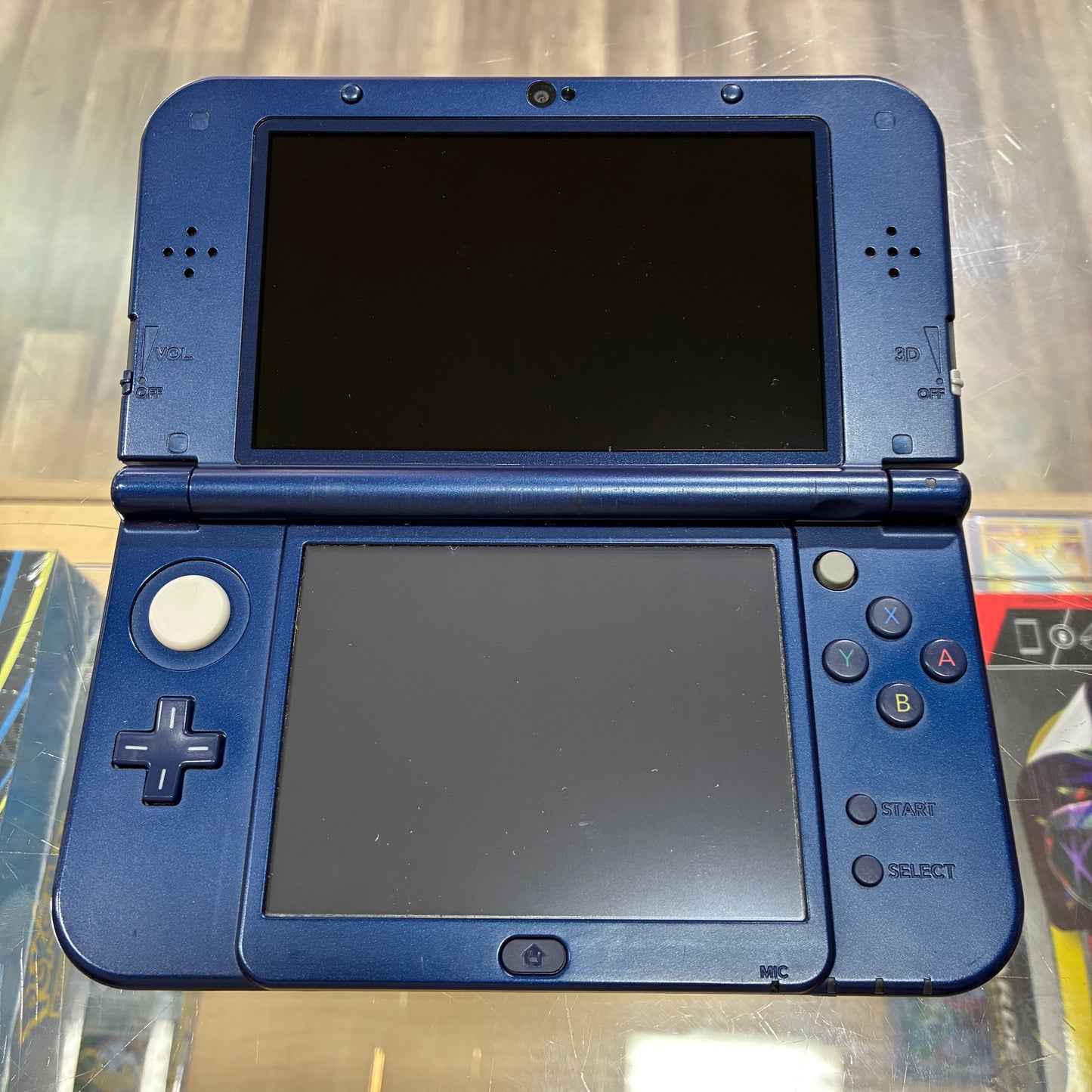(068) New Nintendo 3DS XL Handheld System (Blue) w/ Charger (Region Free)(JAPANESE TO US)