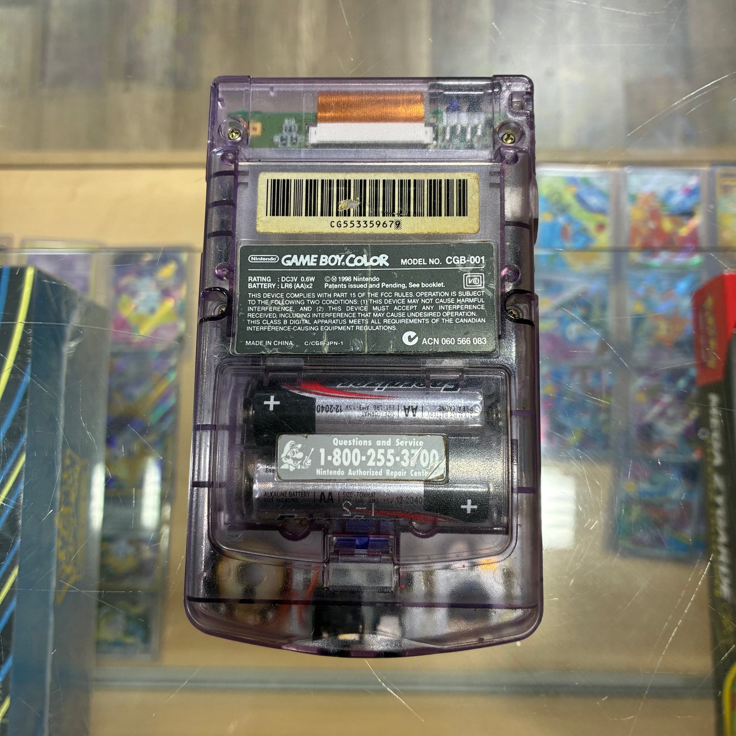 Nintendo GameBoy Color Handheld System (Atomic Purple)