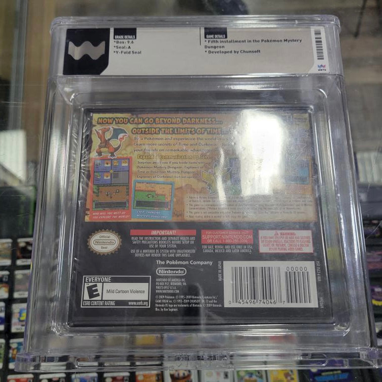 Pokémon Mystery Dungeon Explorers of the Sky Nintendo DS New WATA 9.6 A Seal