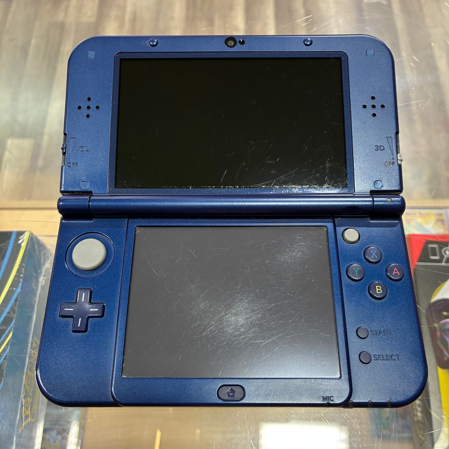 (084) New Nintendo 3DS XL Handheld System (Blue) w/ Charger (Region Free)(JAPANESE TO US)