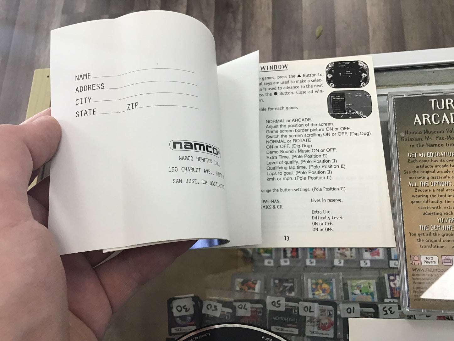 Namco Museum Volume 3 (Big M) PlayStation 1