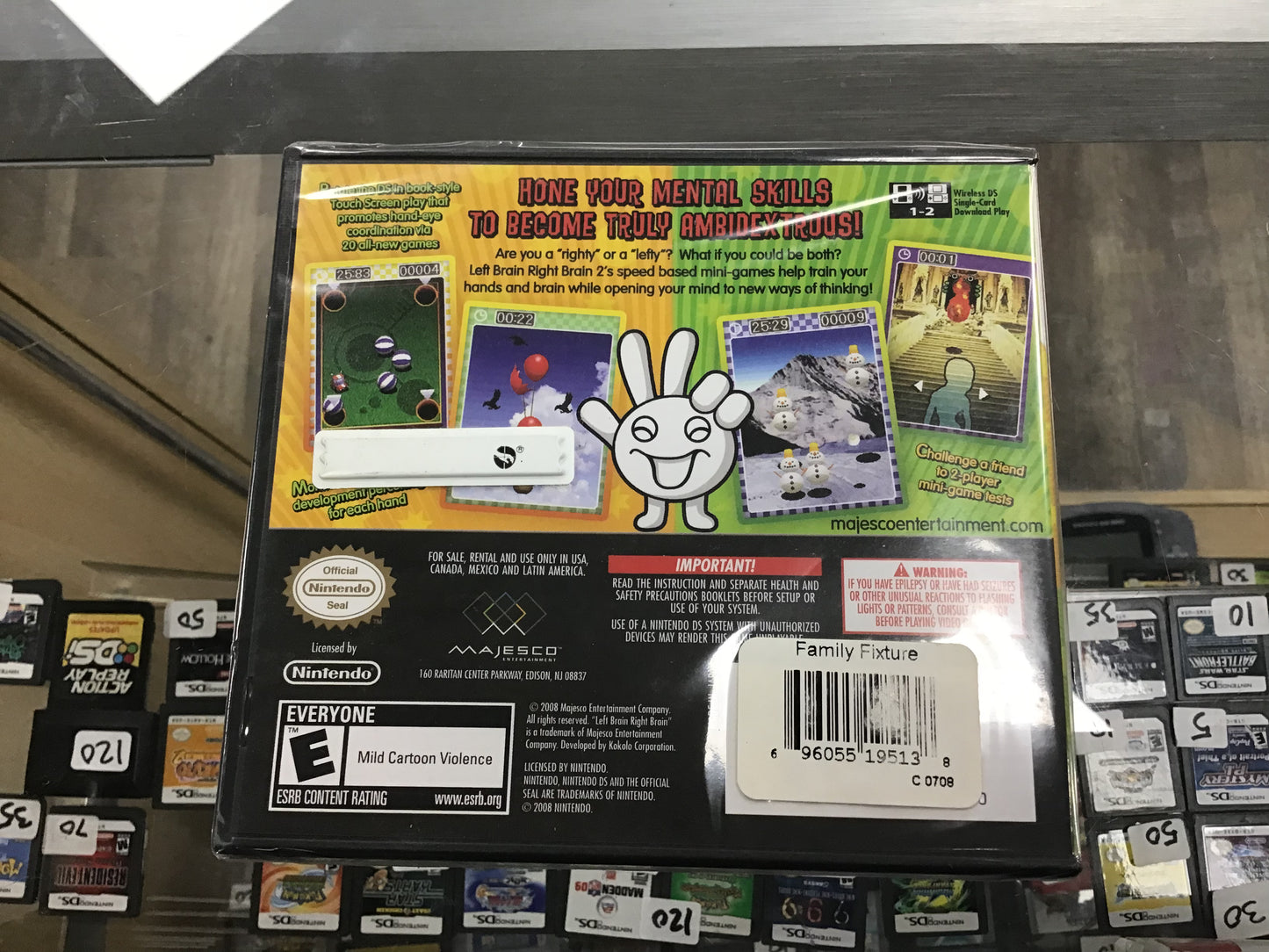 Left Brain Right Brain 2 Sealed Nintendo DS