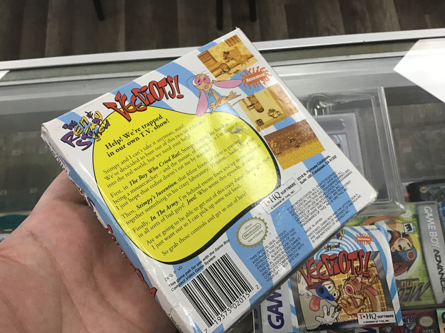 The Ren & Stimpy Show Veediots Nintendo Gameboy