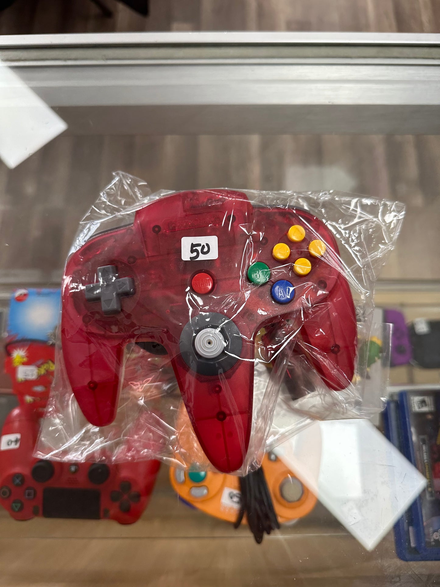 Nintendo 64 Controller Funtastic Watermelon Red (Nice Stick, 8/10)