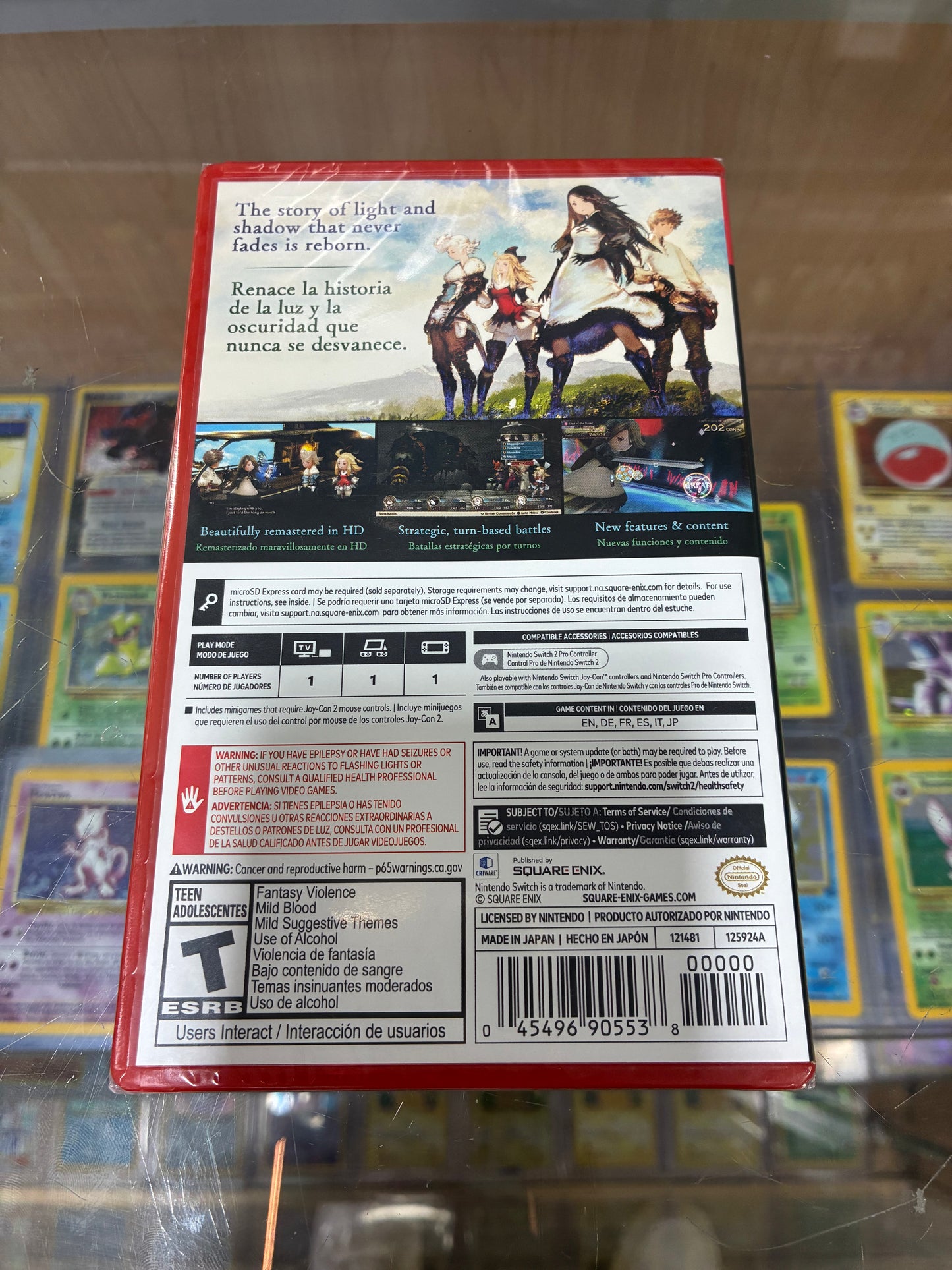 Bravely Default Flying Fairy HD Remaster Nintendo Switch 2 UNOPENED