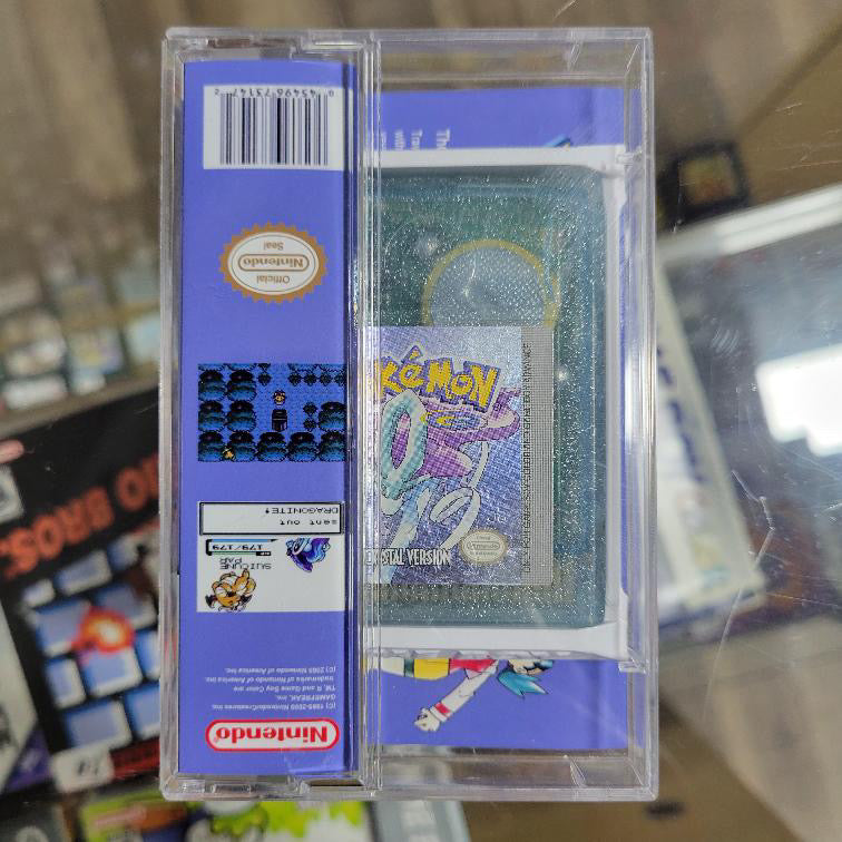 Pokémon Crystal Custom Case New Battery