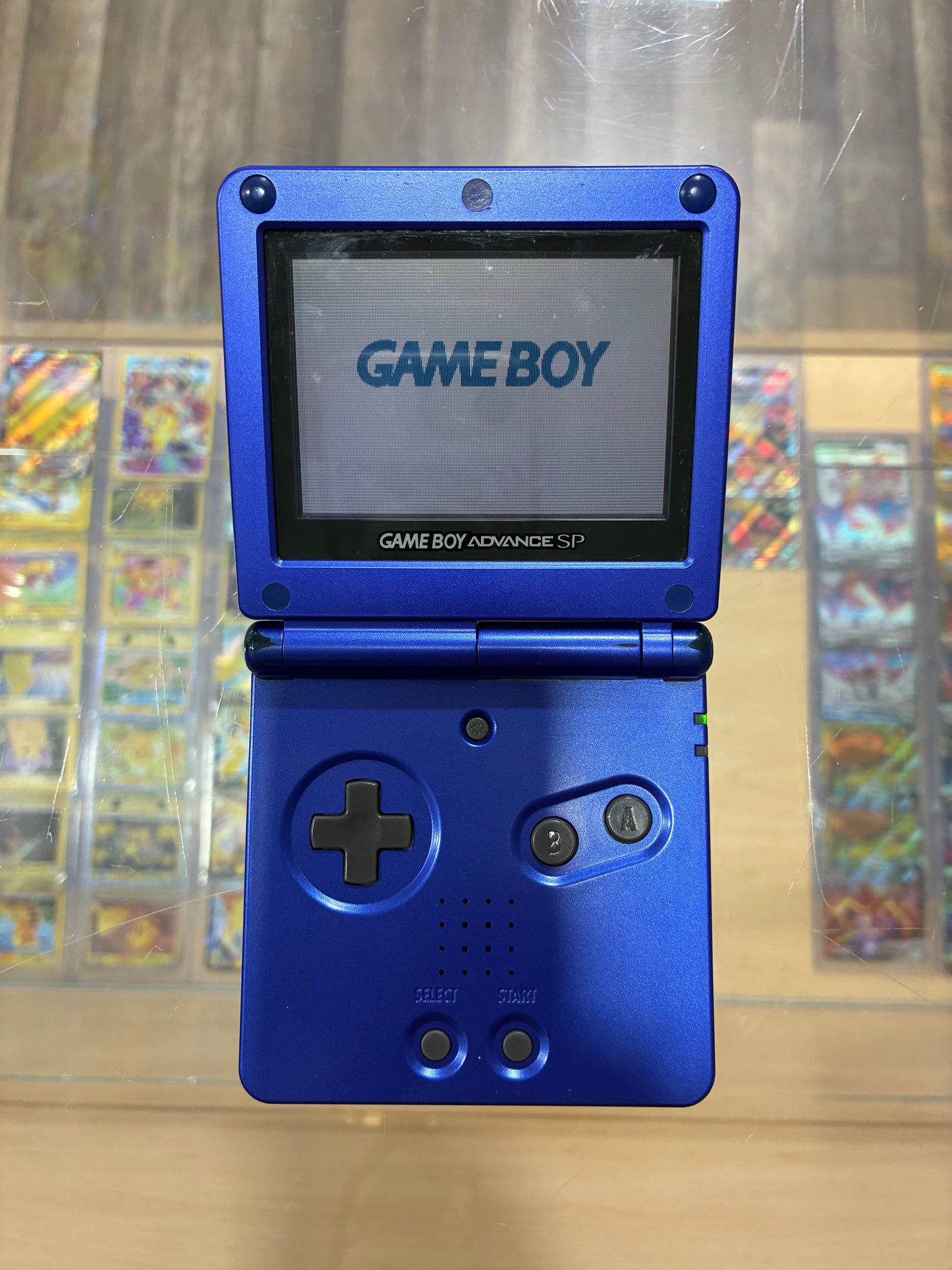 Nintendo GameBoy Advance SP Handheld System (Blue) w/ Charger Model 001