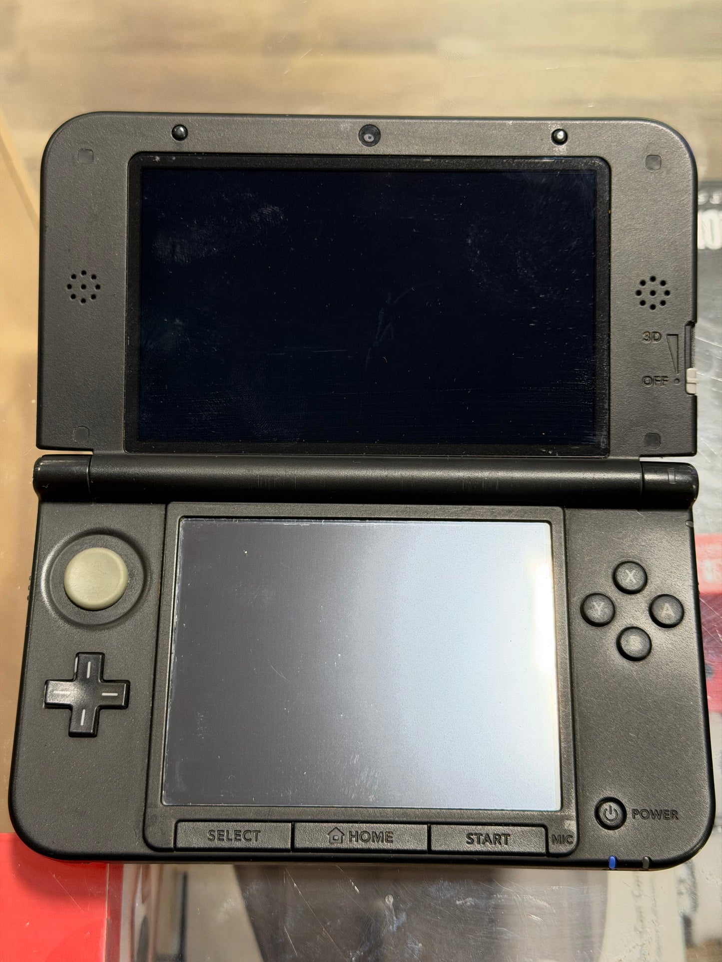 Gray Nintendo 3DS XL Handheld System With Charger (Region Free)(JAPANESE TO US) 056