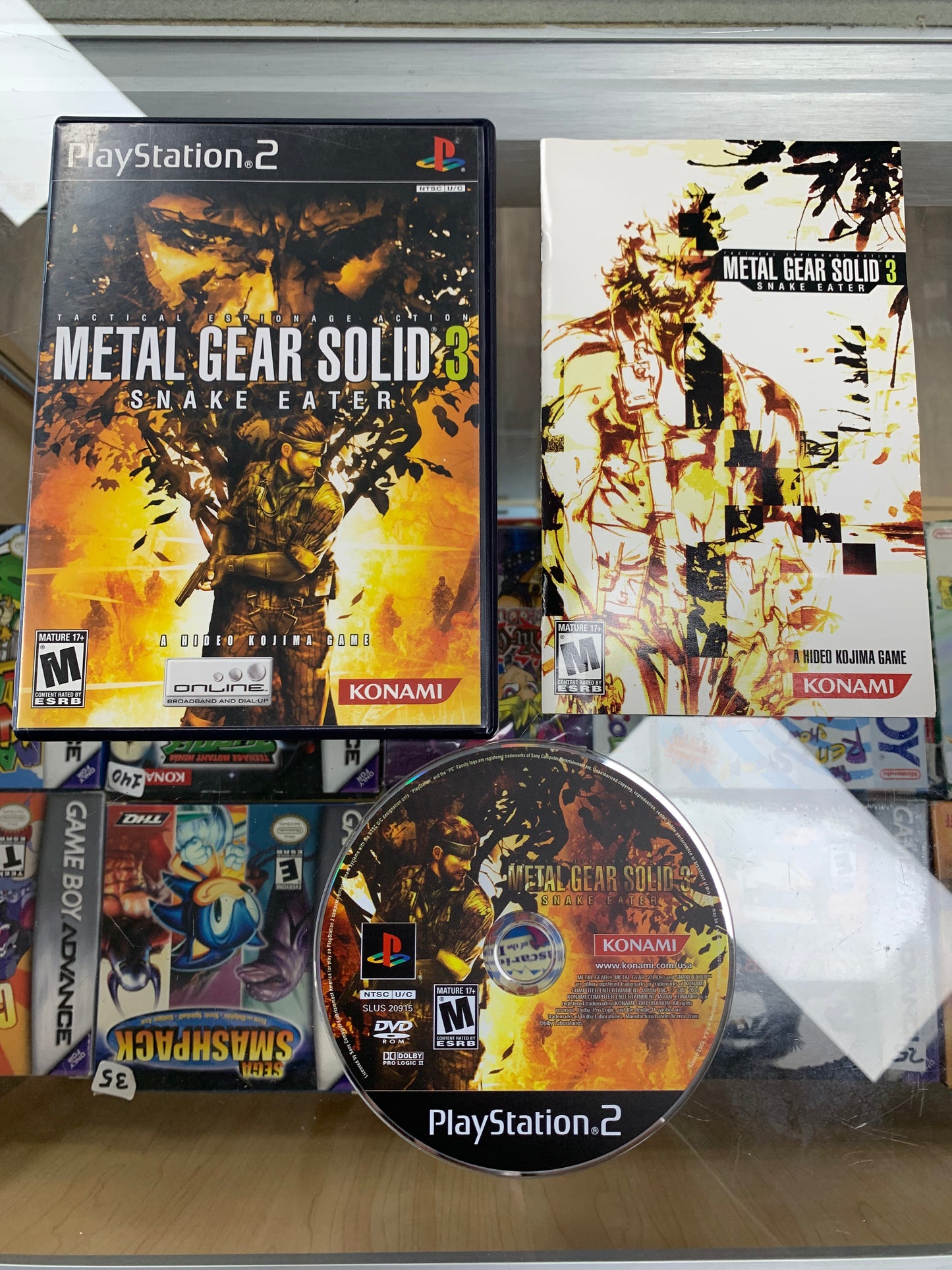 Metal Gear Solid 3 Snake Eater for PlayStation 2 CIB