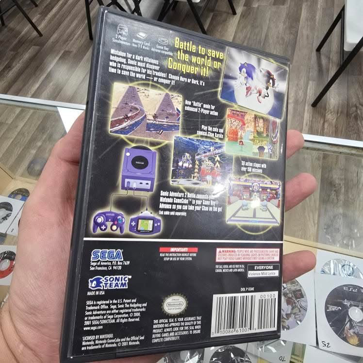 Sonic Adventure 2 Battle Nintendo GameCube CIB