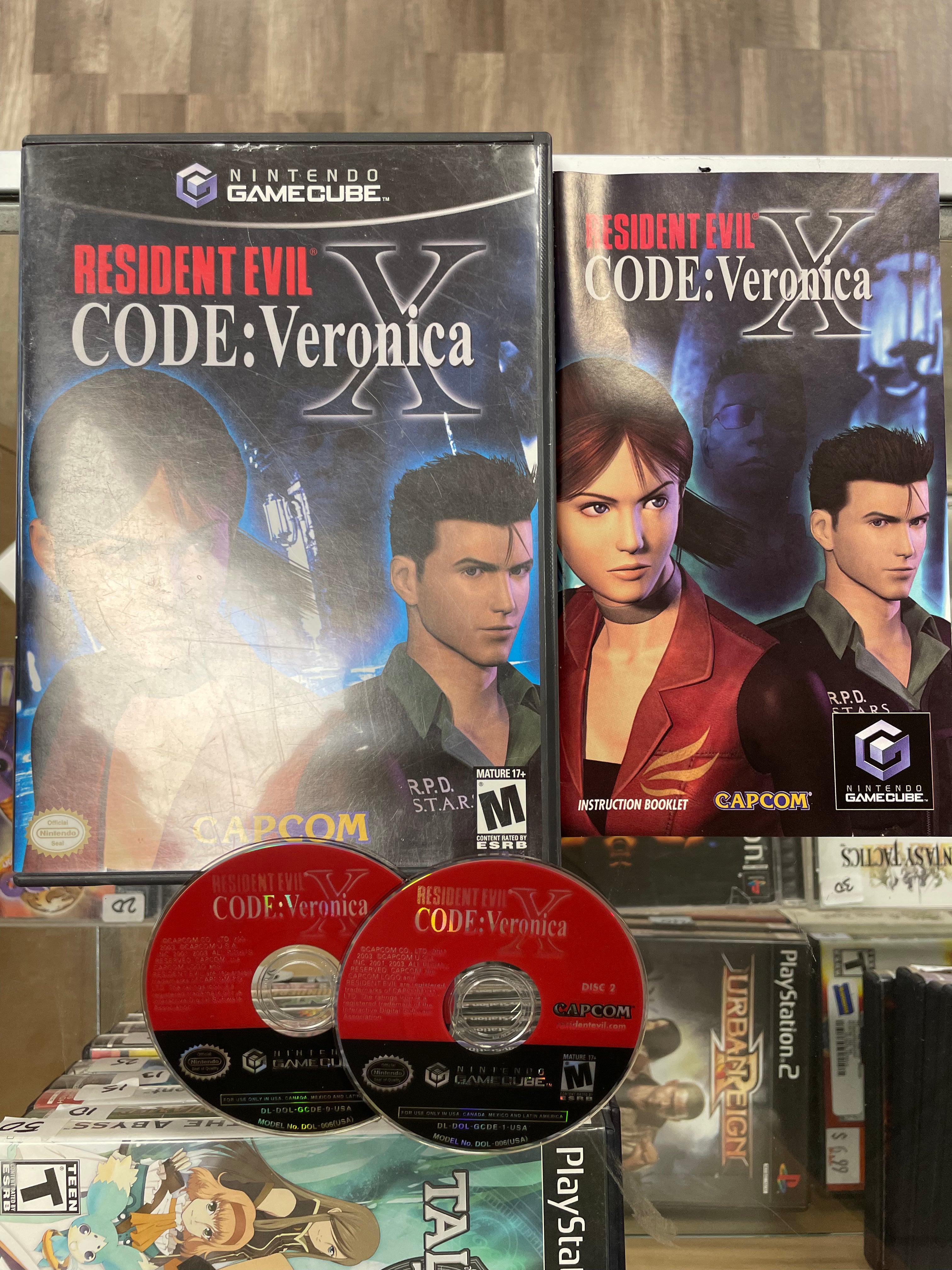 Resident Evil Code Veronica X GameCube Complete CIB