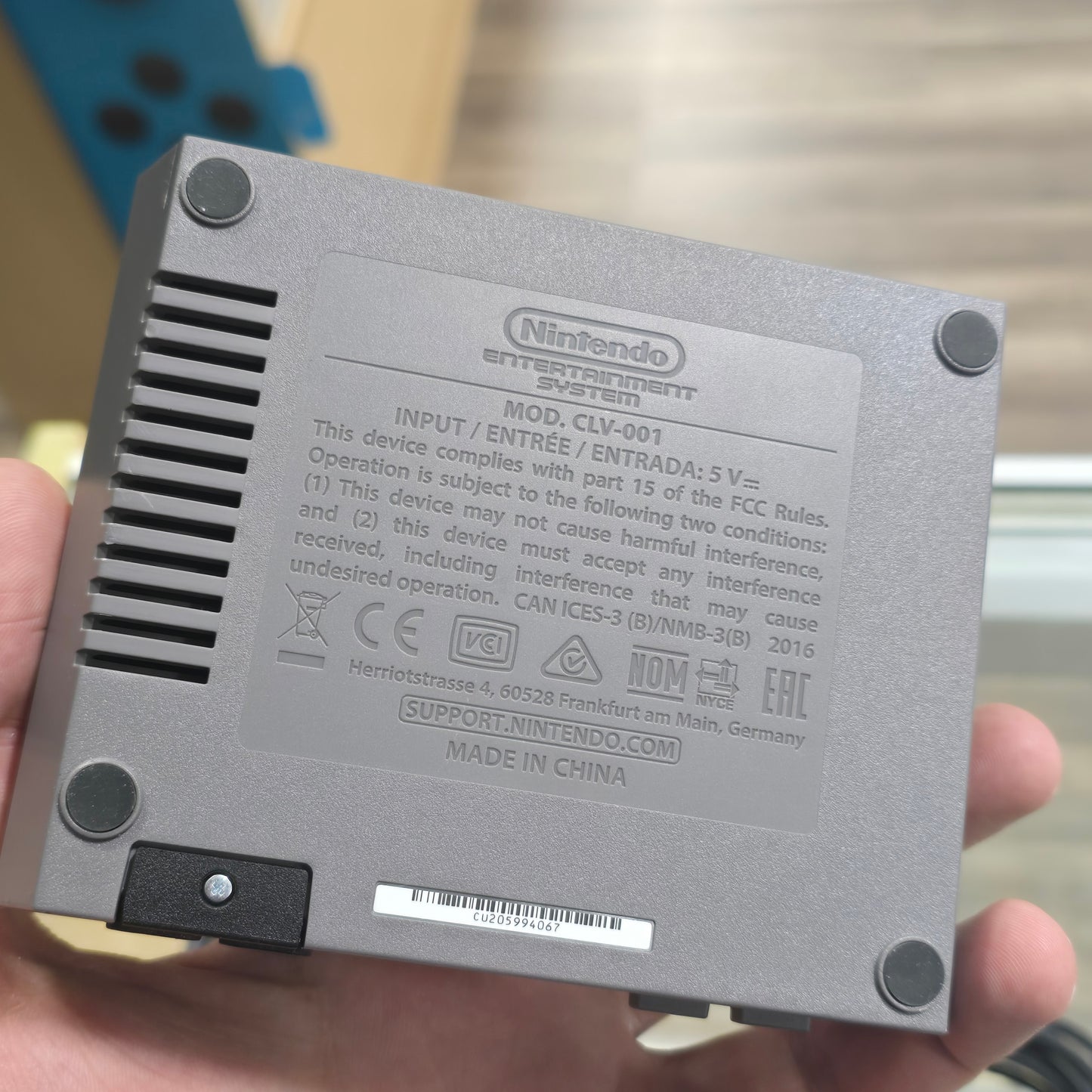 Nintendo NES Classic Edition with Wires and one controller
