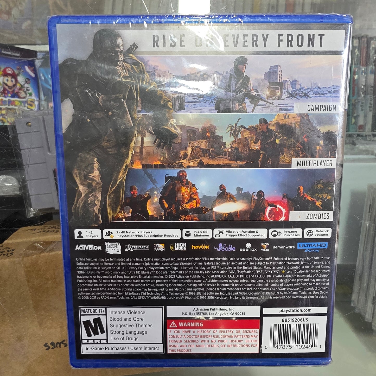 New Sealed Call Of Duty Vanguard Playstation 5