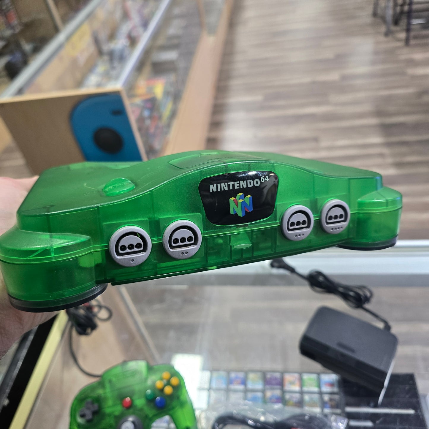 Funtastic Jungle Green Nintendo 64 System (Cables and Matching controller included)