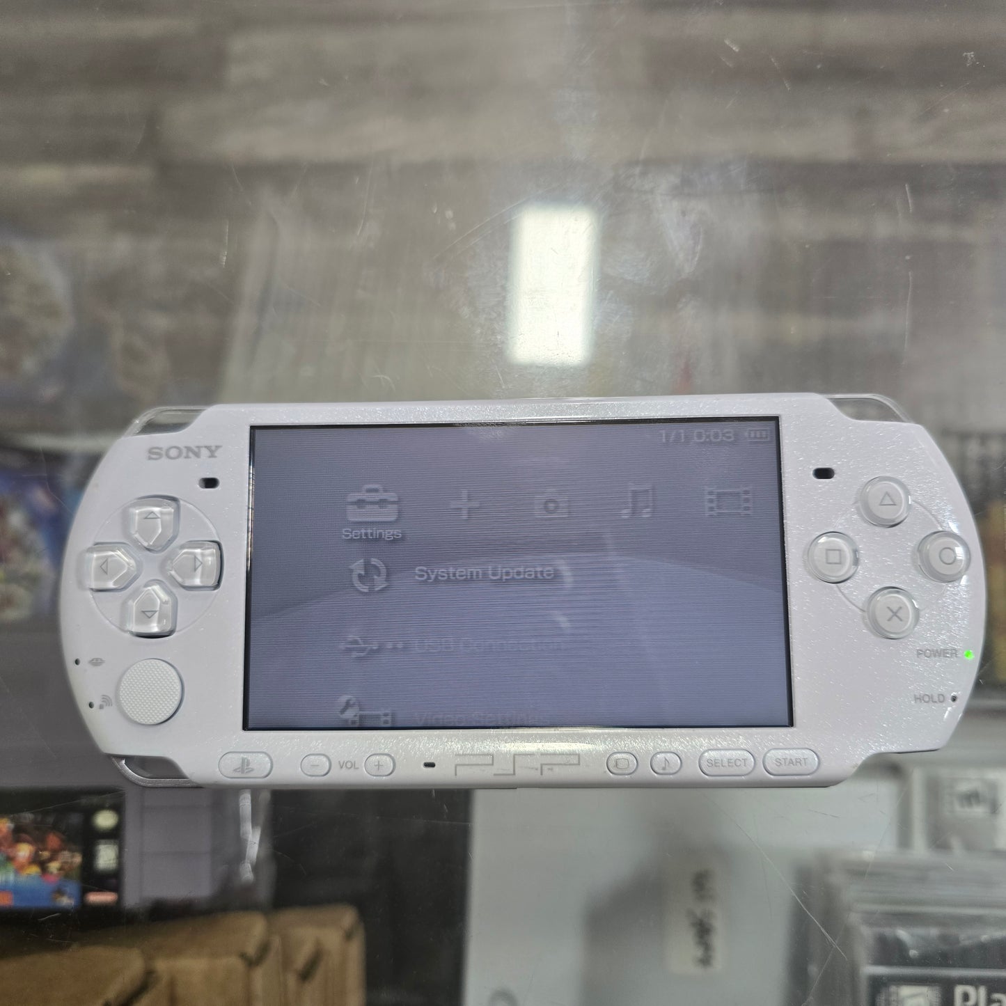 PSP 3000 Pearl White JPN SYSTEM (Region Free)