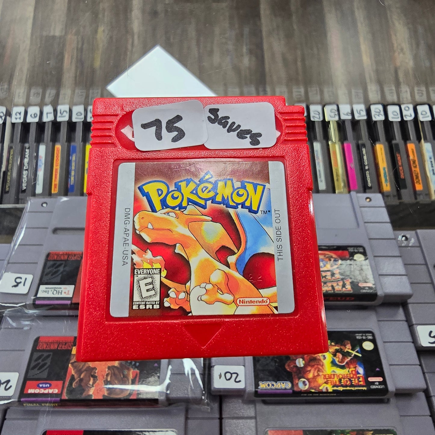 Pokémon Red (New Battery) (Saves) (Great Label) Nintendo Gameboy