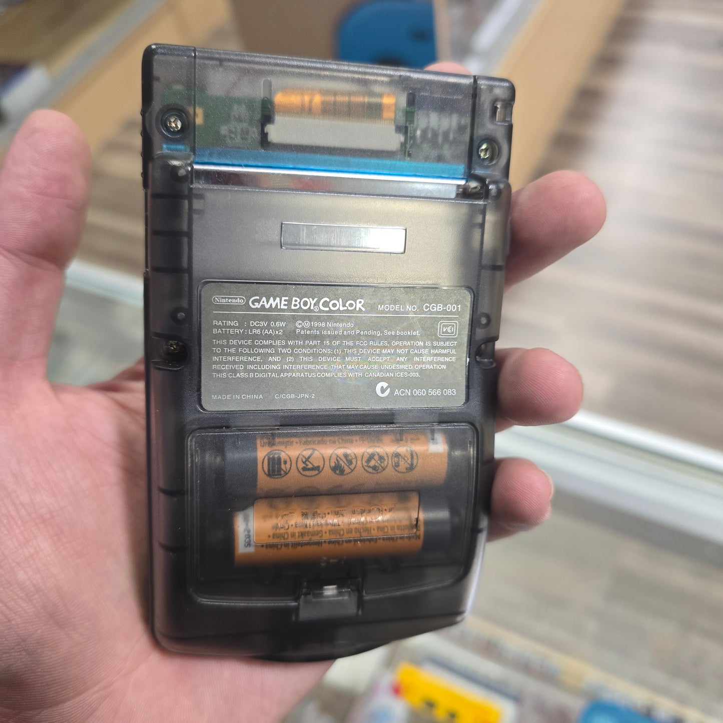 Custom Nintendo Gameboy Color Handheld System with Brighter Screen