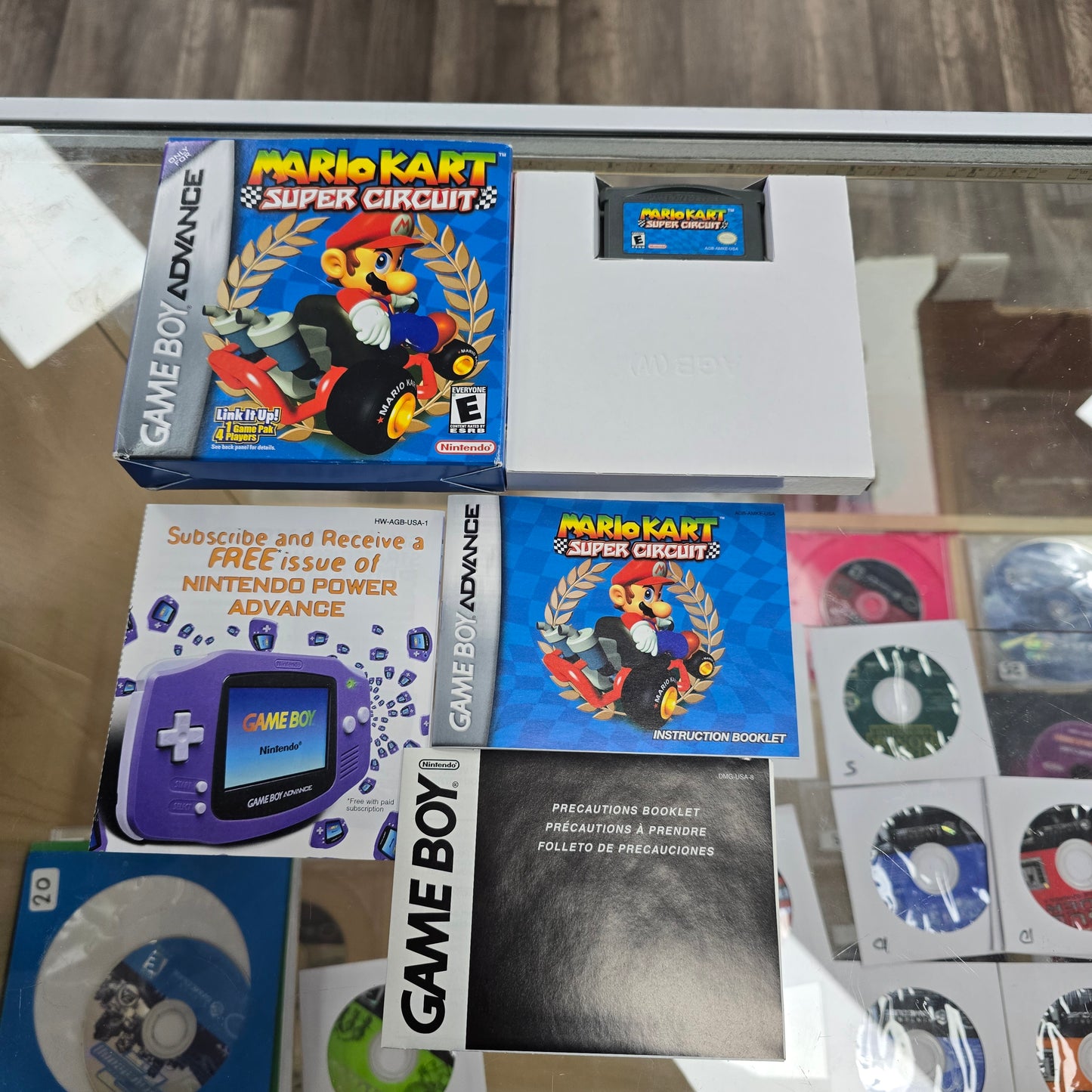 Mario Kart Super Circuit CIB Nintendo GameBoy Advance