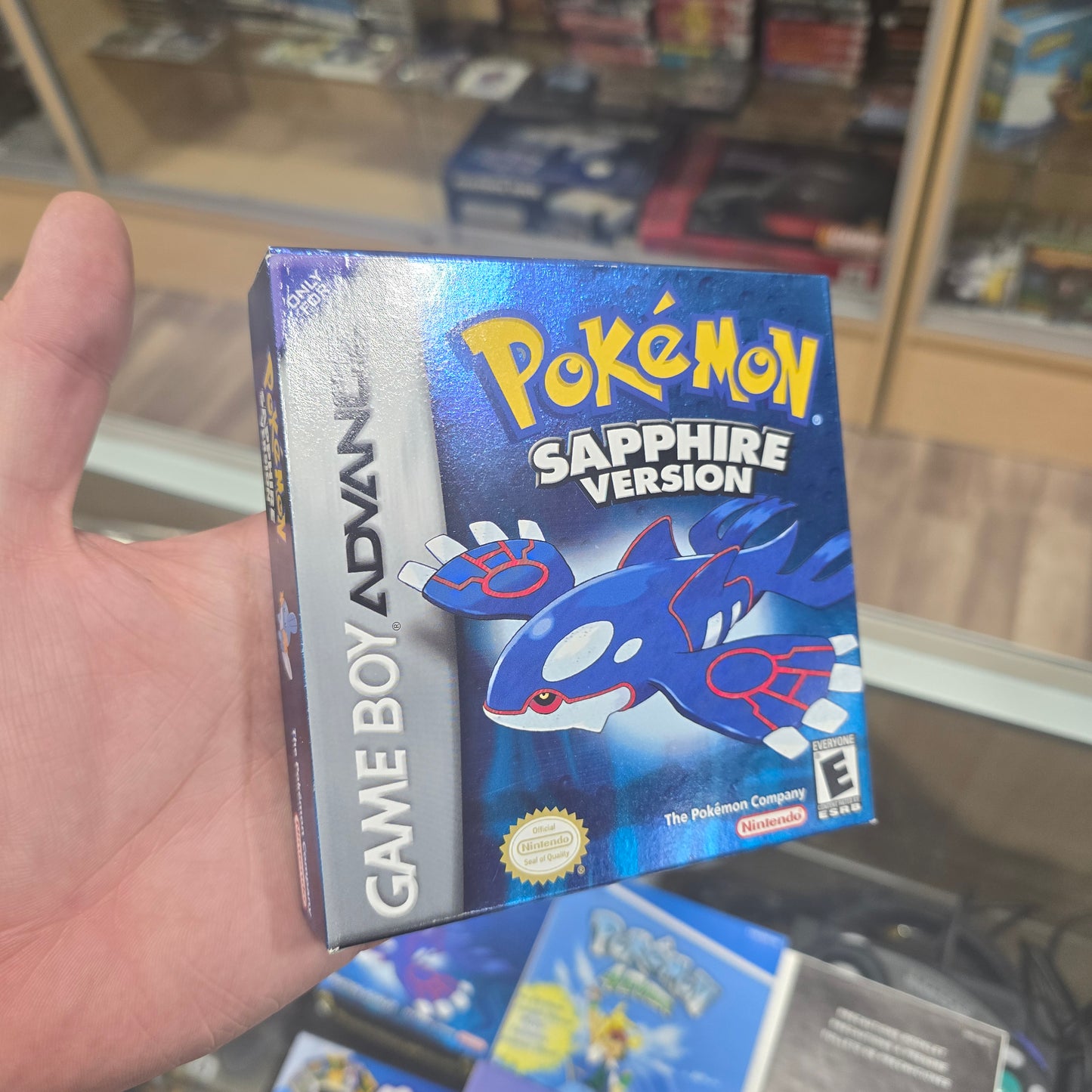 Pokémon Sapphire (Authentic) (LIKE NEW) (VERY CLEAN) (CIB) Nintendo Gameboy Advance