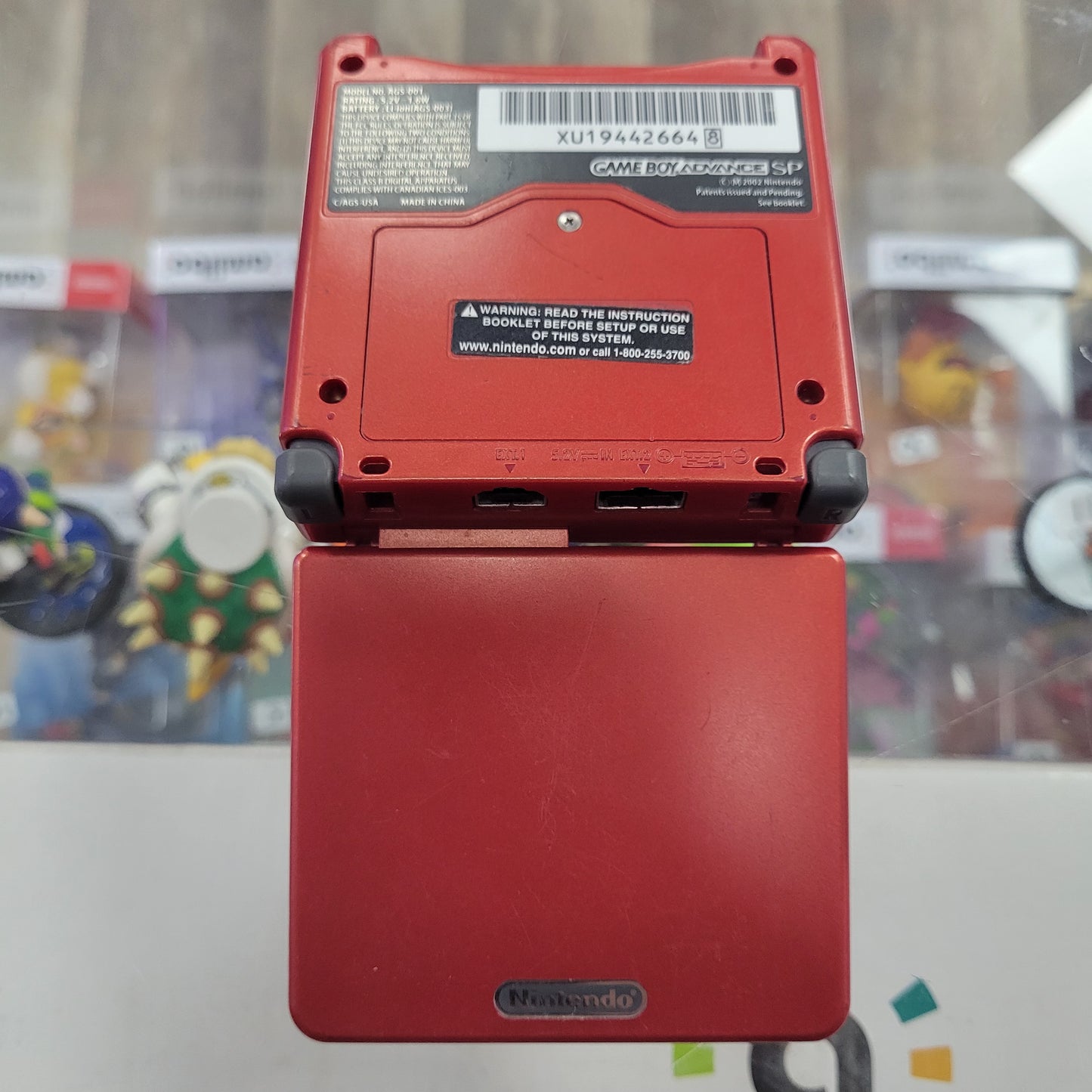 Red Gameboy Advance SP System