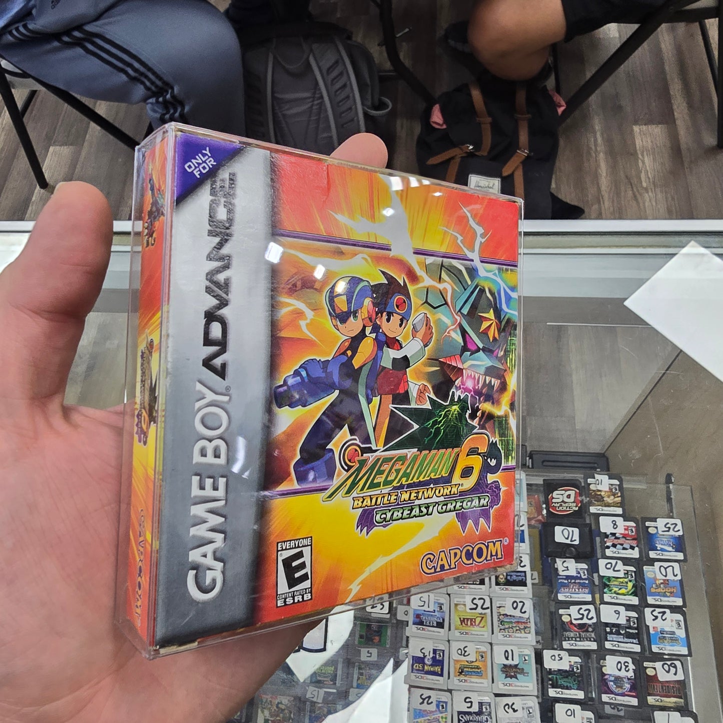 Mega Man Battle Network 6 Cybeast Gregar CIB with Box Protector Nintendo Gameboy Advance