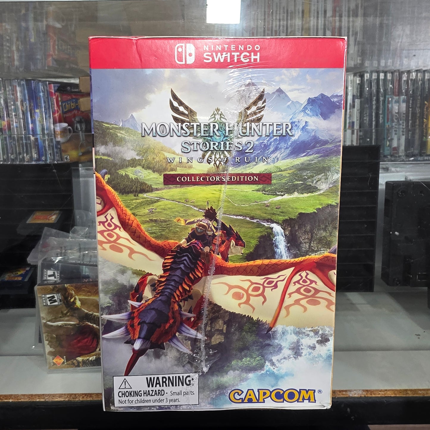 New Sealed Monster Hunter Stories 2 Wings and Ruin Collectors Edition amiibo Nintendo Switch