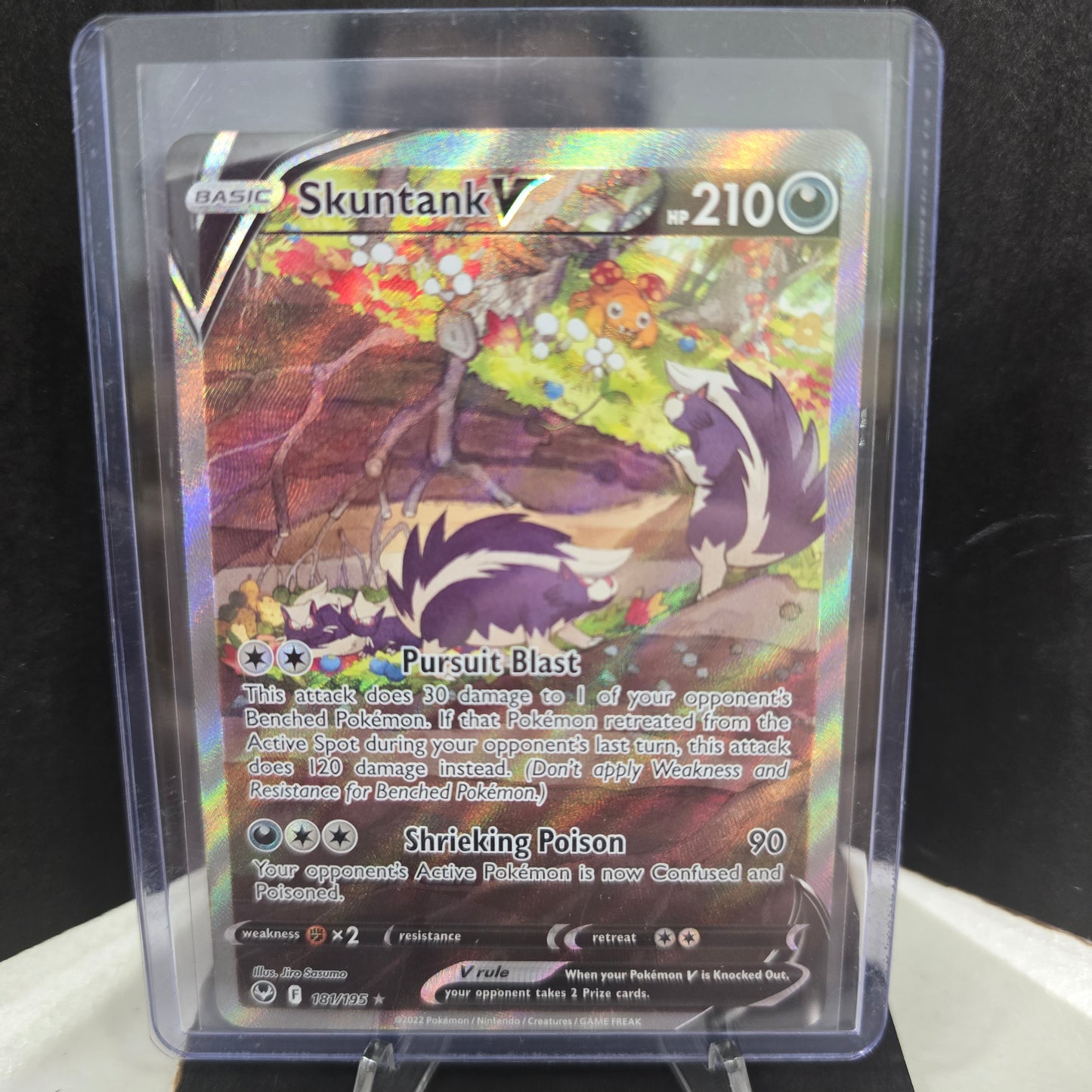 Skuntank V (Alternate Full Art) - SWSH12: Silver Tempest (SWSH12) NM