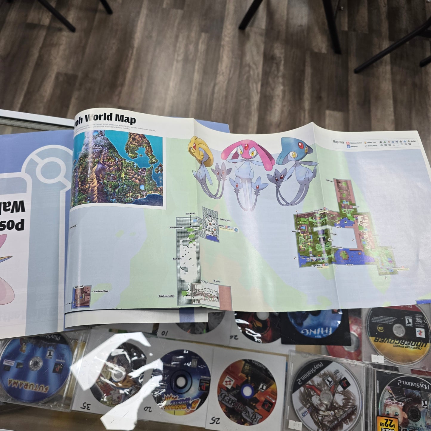 Ultimate Pokemon Diamond and Pearl Official Guide from Nintendo Power with Map