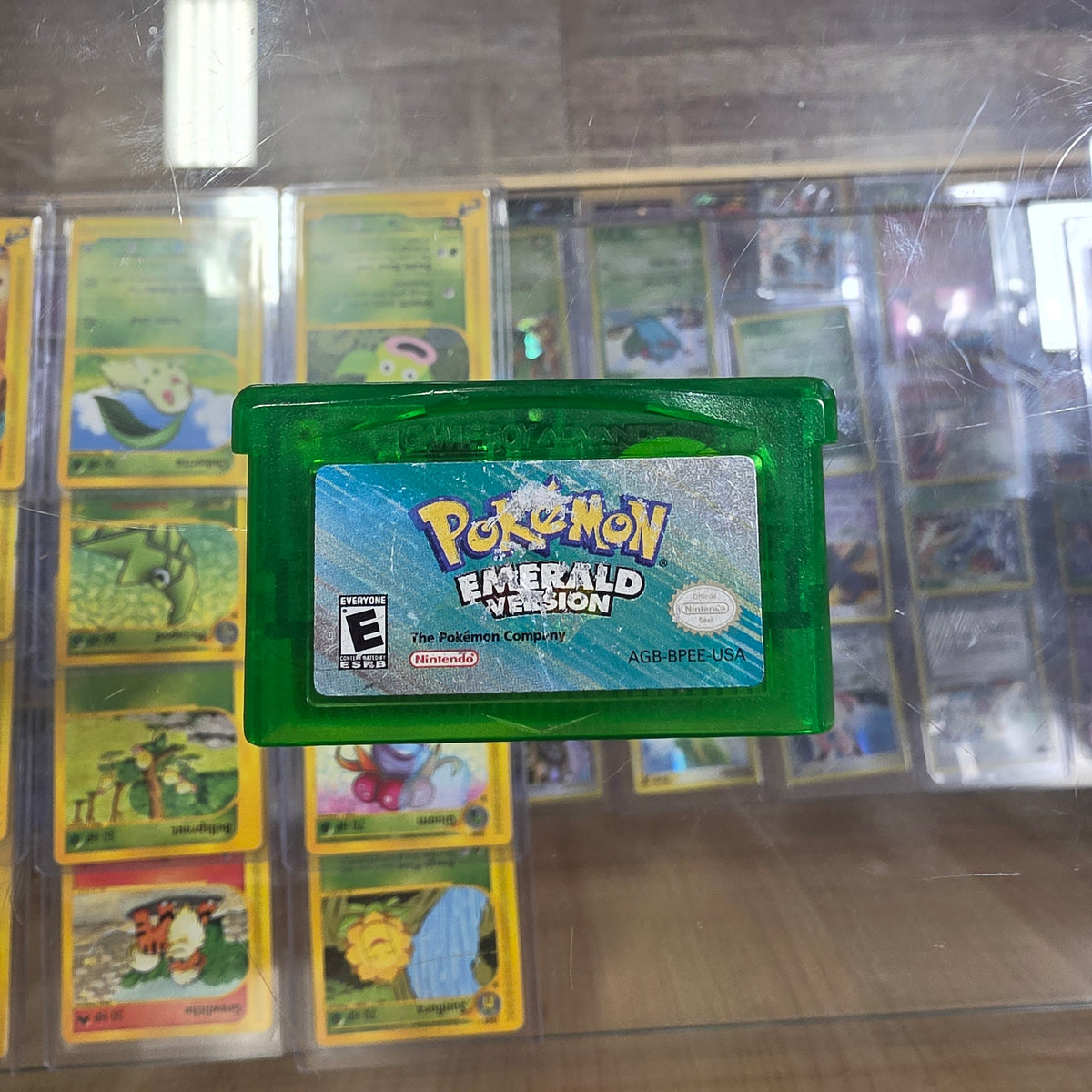 Pokémon Emerald Nintendo GameBoy Advance (Authentic) Working Battery