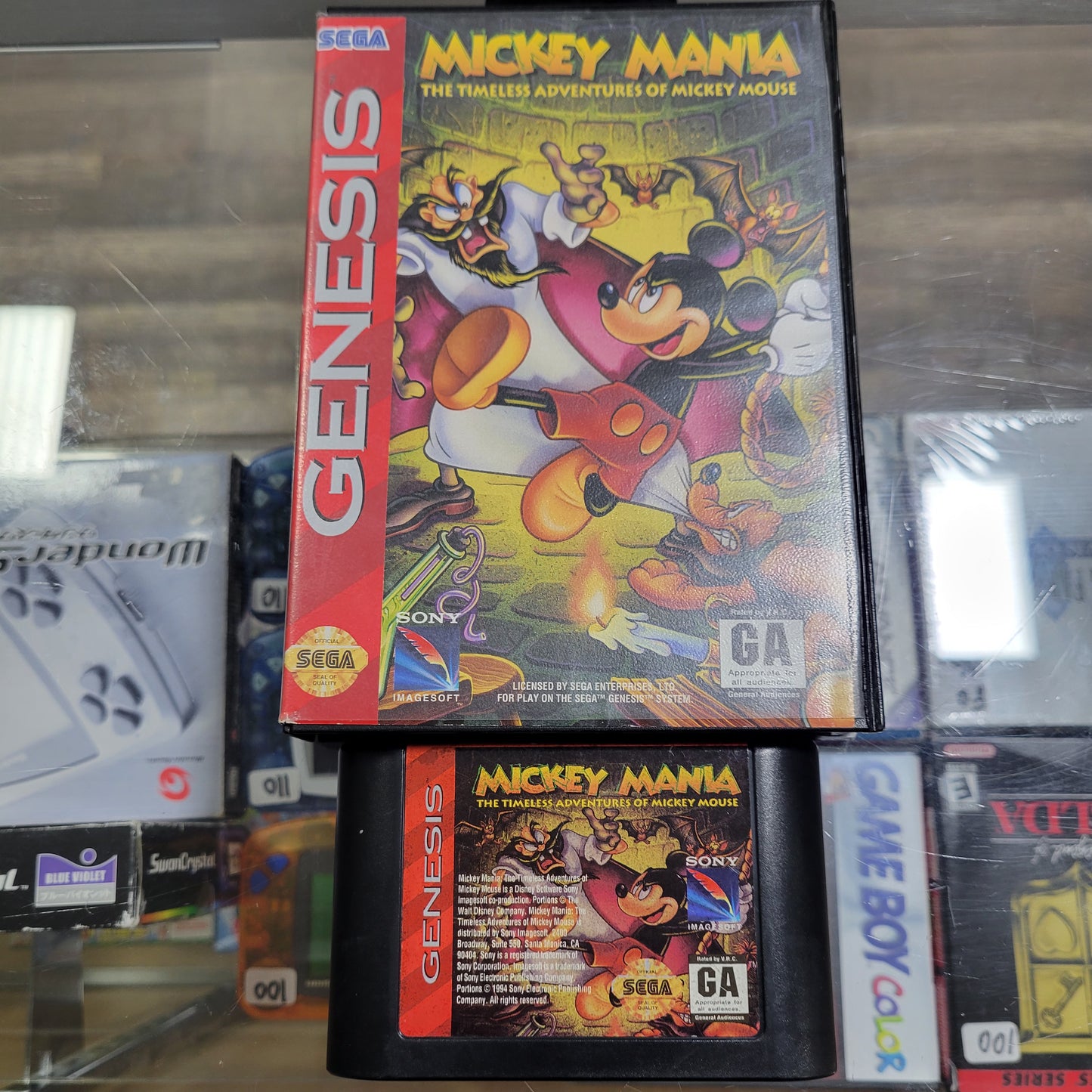 Mickey Mania The Timeless Adventures of Mickey Mouse Sega Genesis